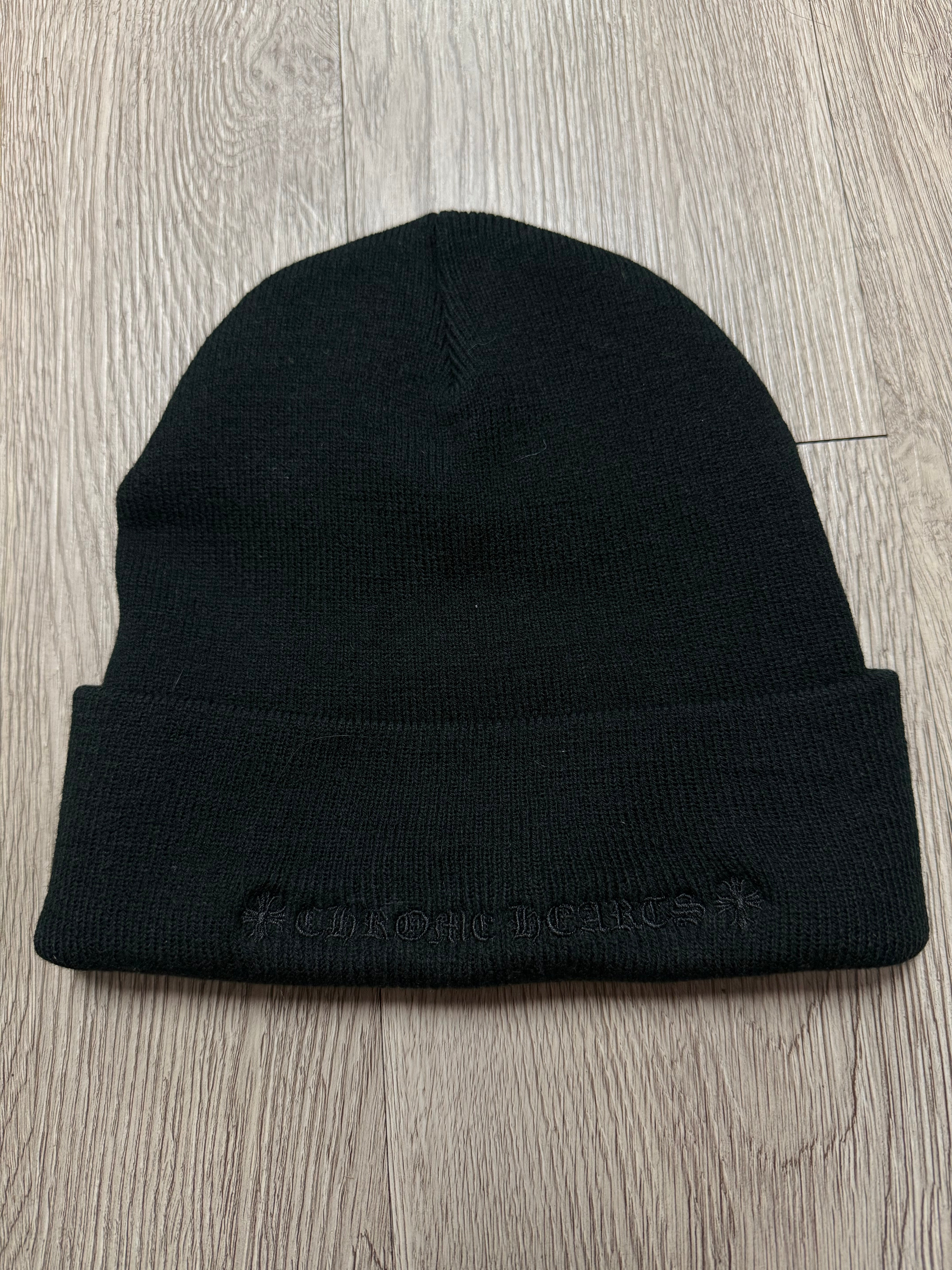 Chrome Hearts Black Black CH Hat
