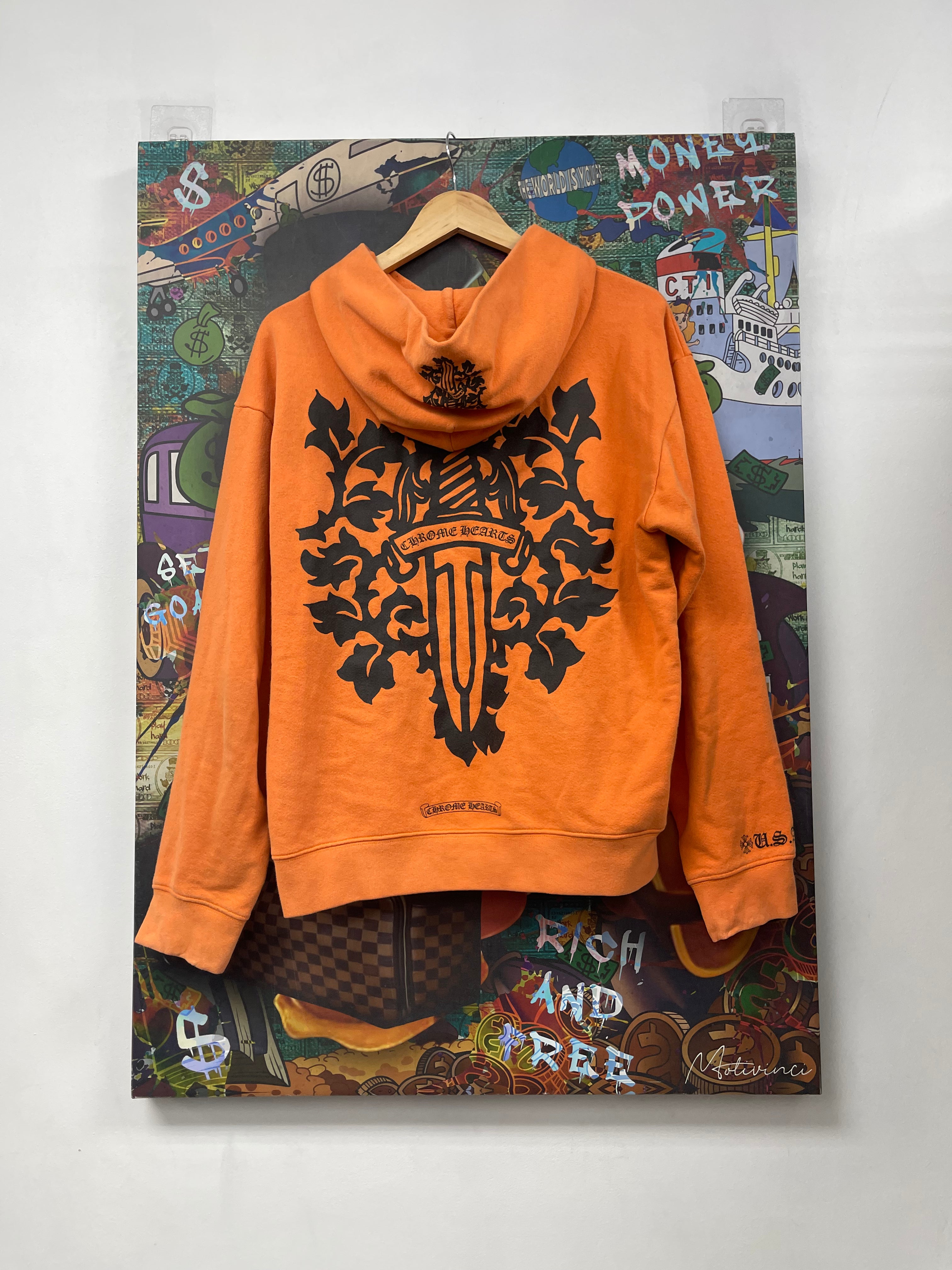 Chrome  Hearts Sunny D Orange Hoodie