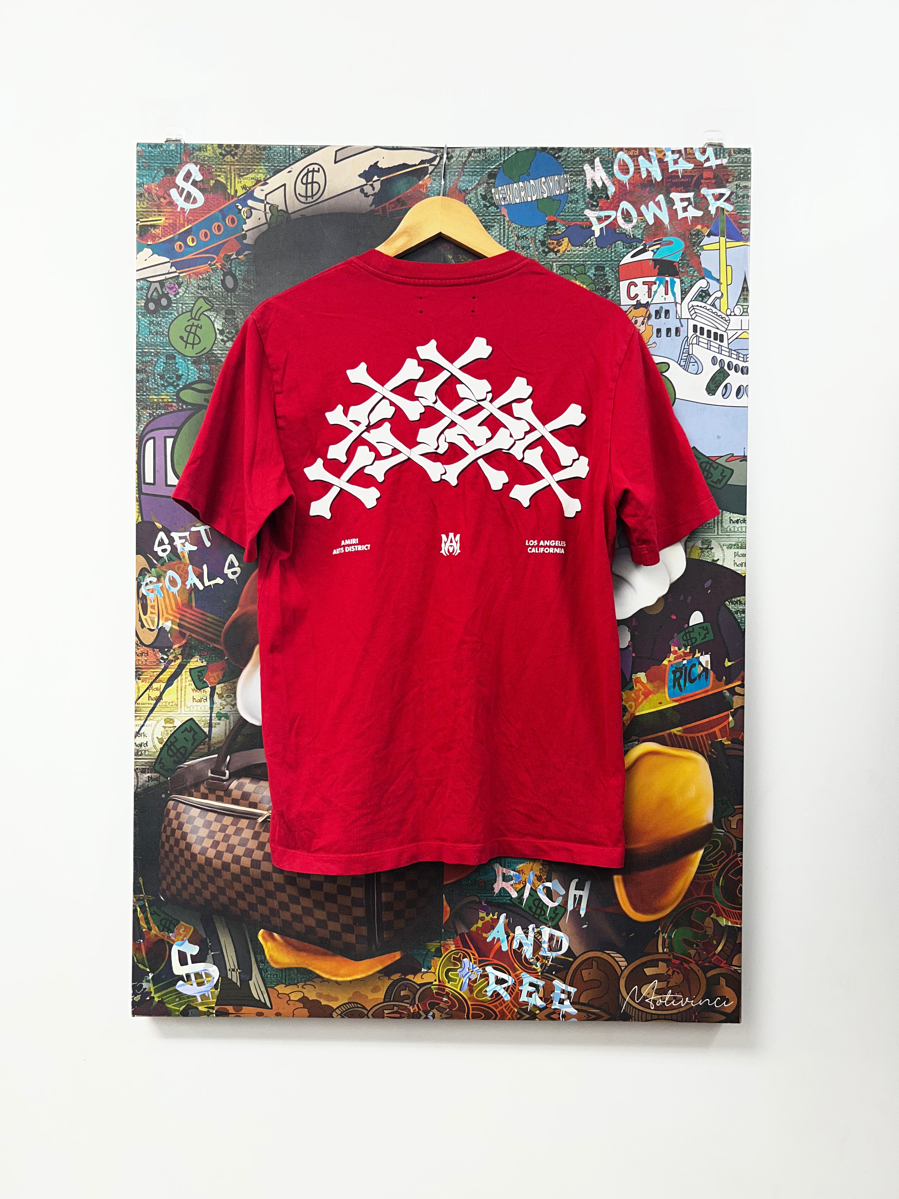 Amiri Red Bones Tee