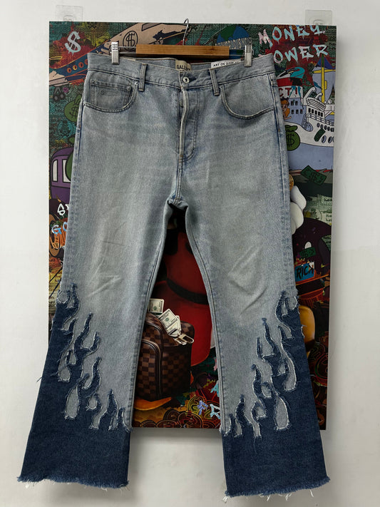 Gallery Dept Flame Flare Denim Lightly Worn 34