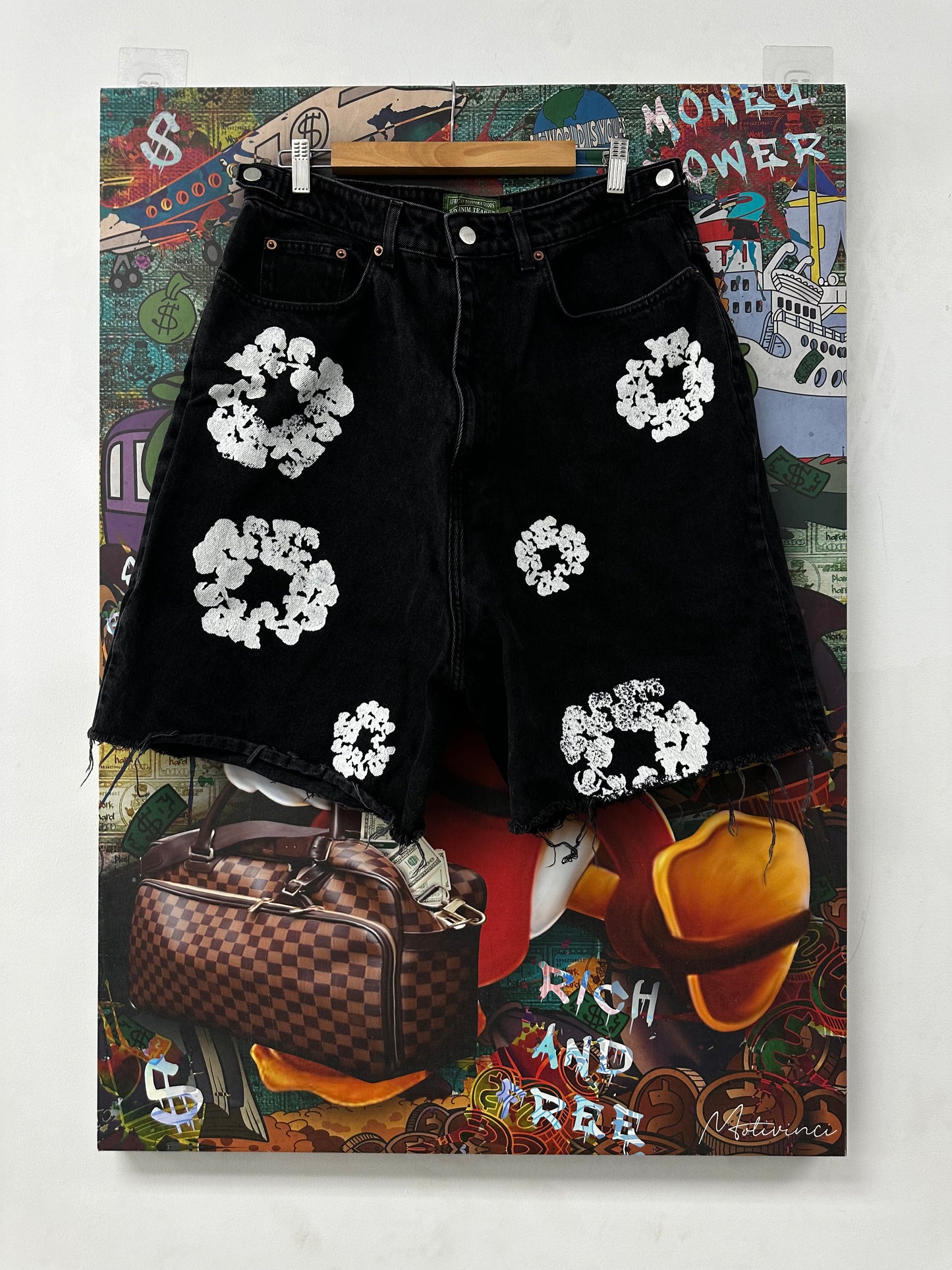 Denim Tears Jean Shorts Black Used Large