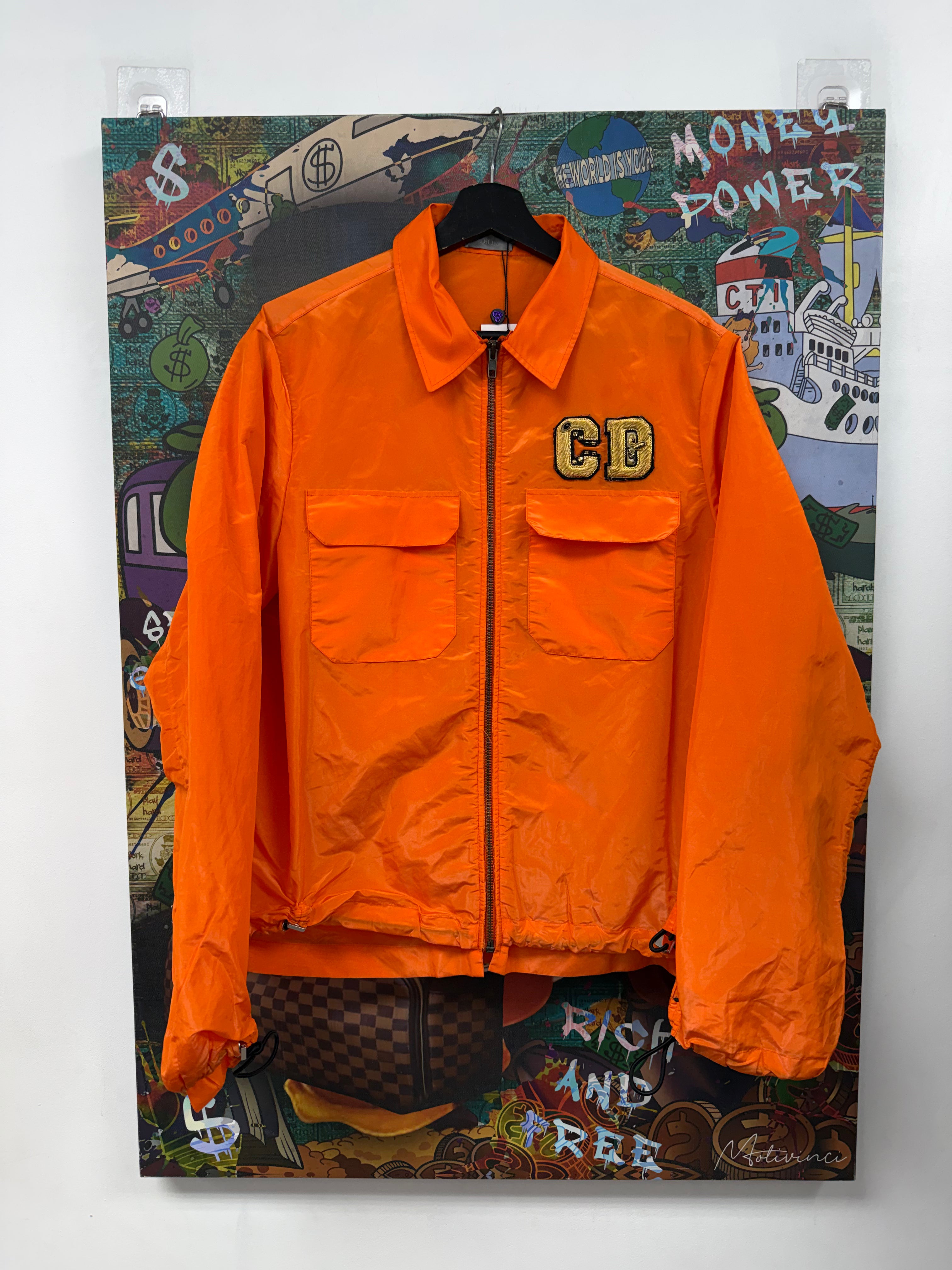 Dior Orange Peter Doig Windbreaker Jacket