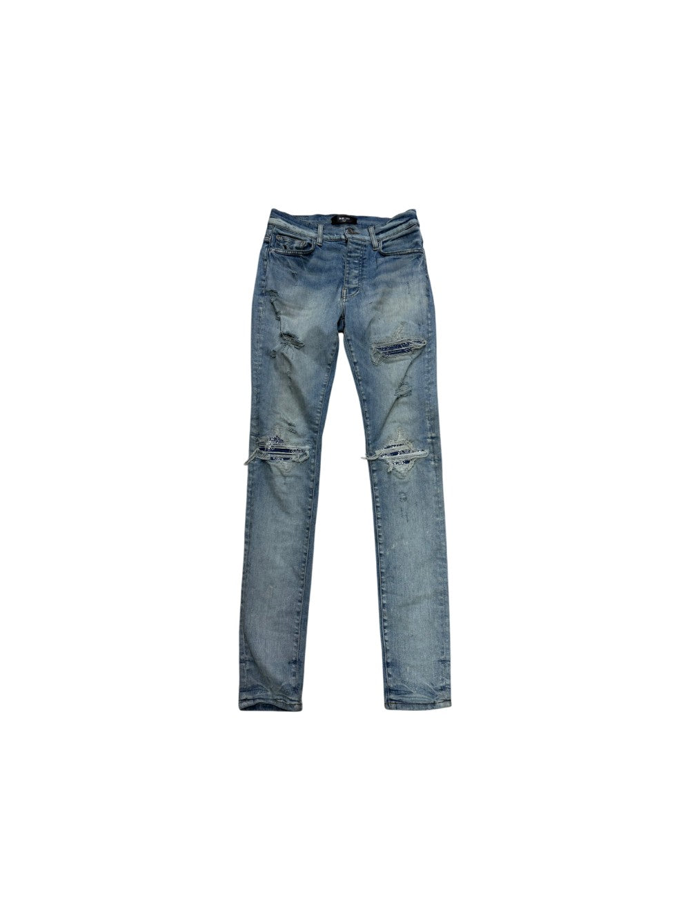 Amiri "Mx1" Bandana Light Wash & Blue Jeans