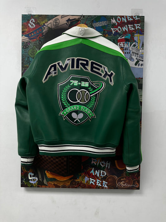 Avirex Jacket Green Like New Medium