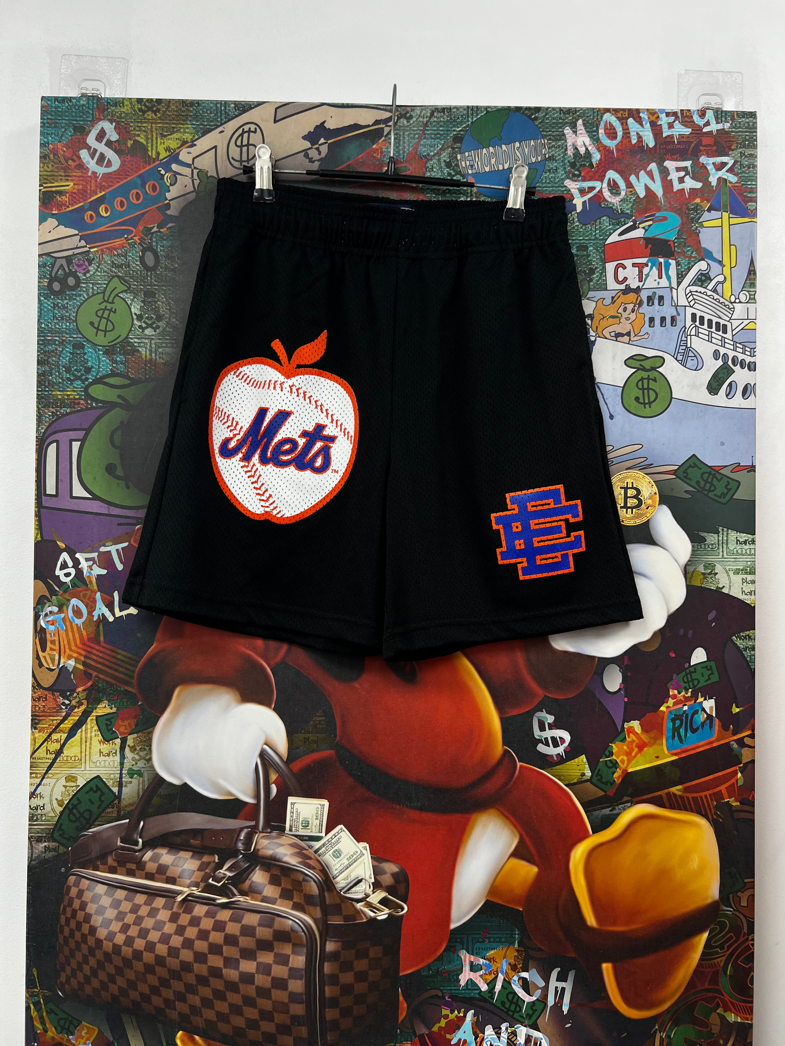 Eric Emanuel Black Mets Shorts