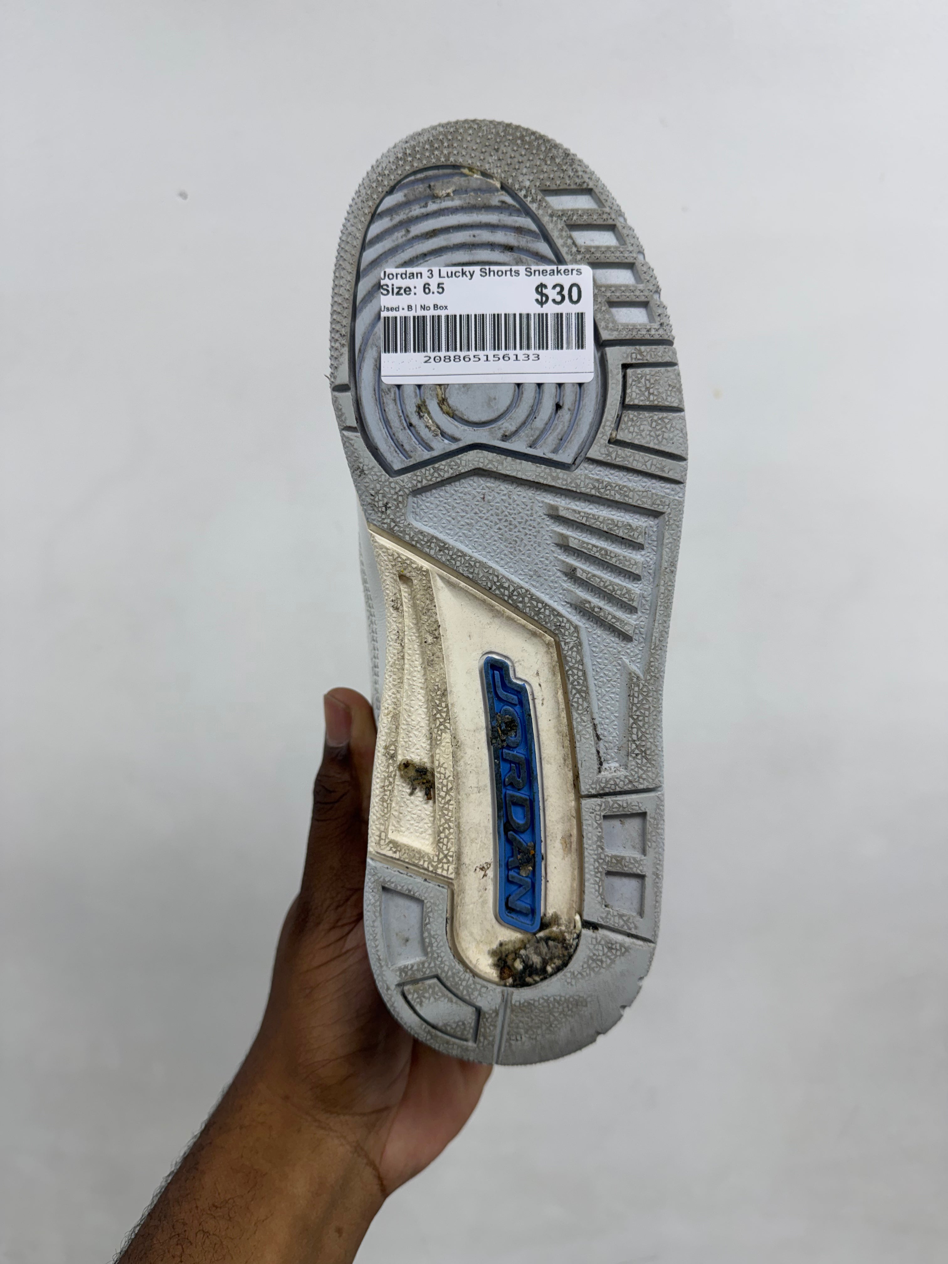 Jordan 3 Lucky Shorts Sneakers
