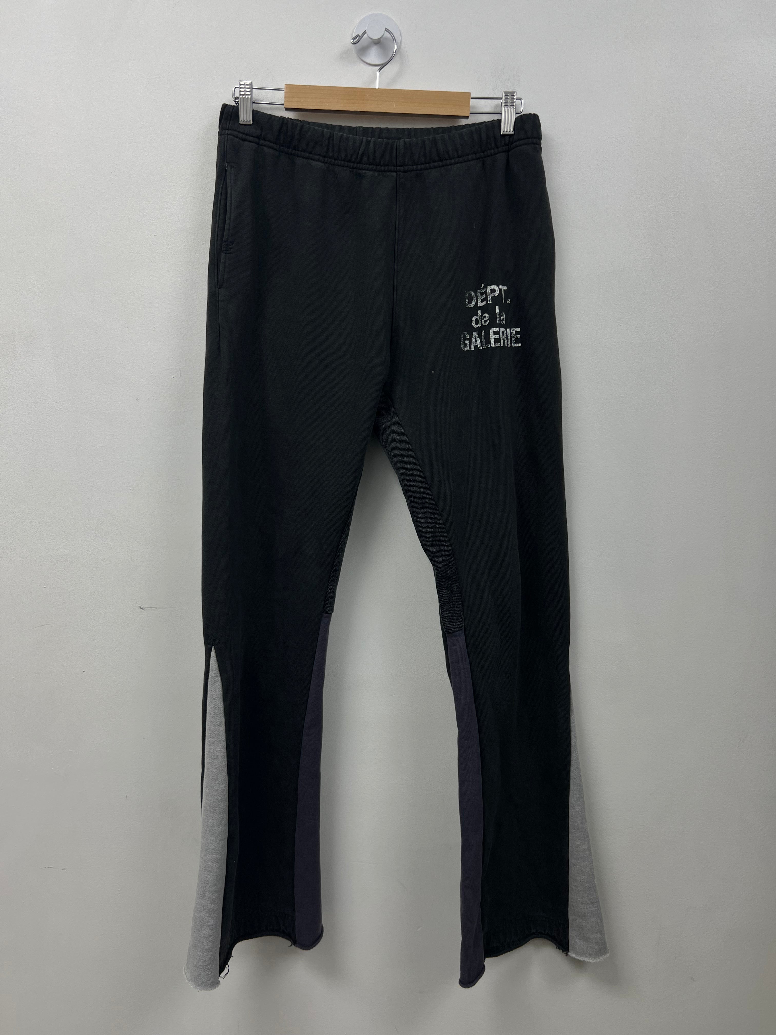 Gallery Dept Black Flare Sweats