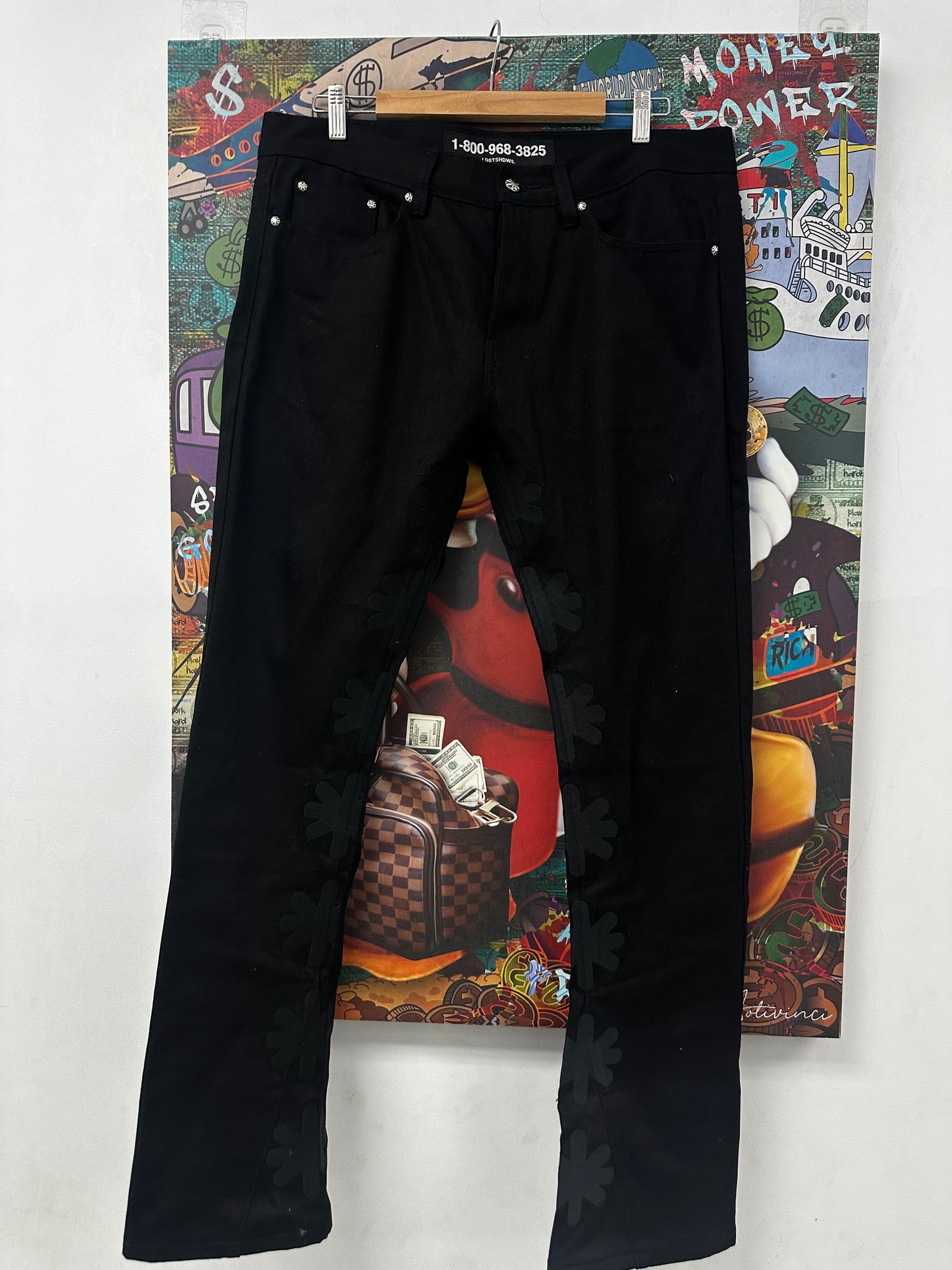 LOSTSHDWS Jeans Black Black Used 36
