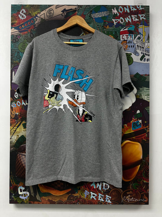 Gucci Disney Flash Tee Grey Used Medium