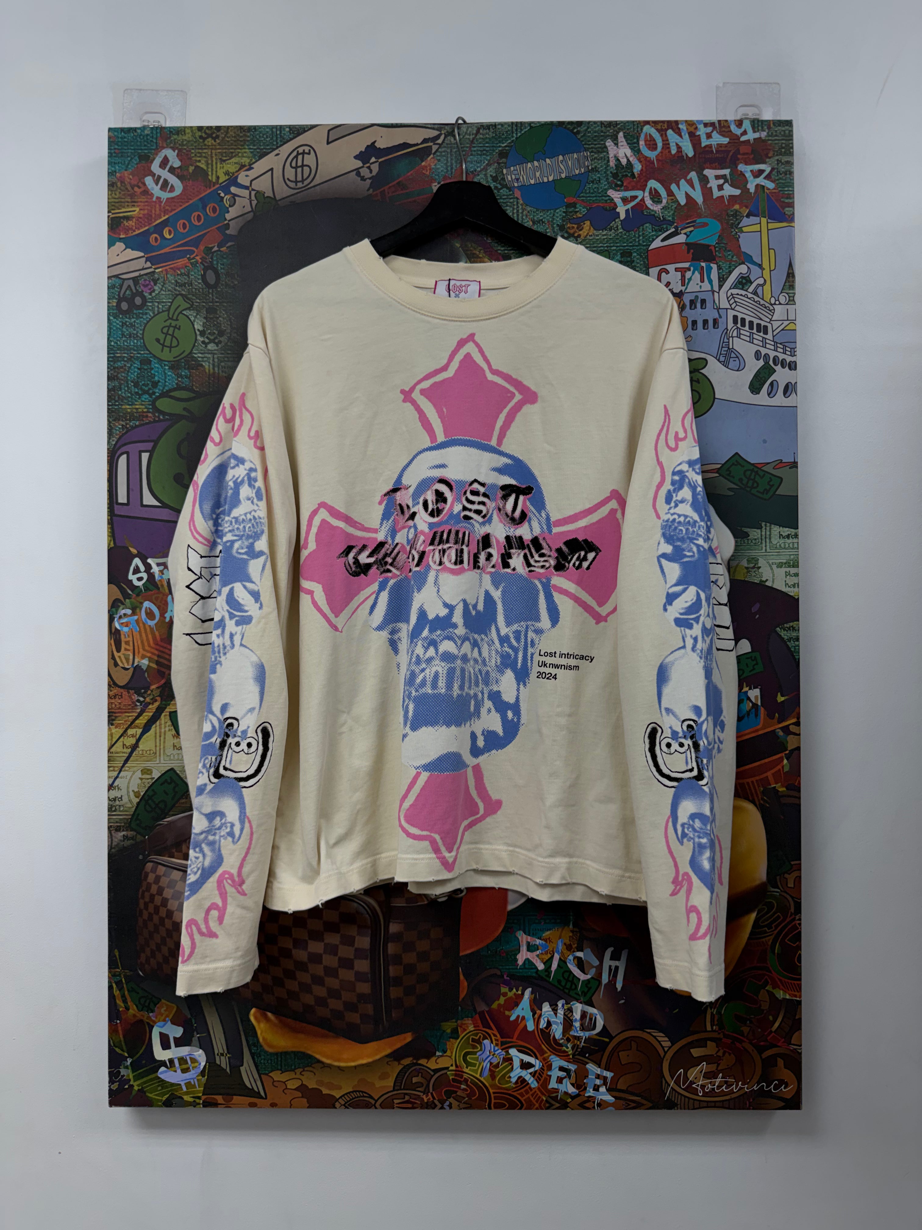 Lost Intricacy Cream Pink UKNWNISM Long Sleeve