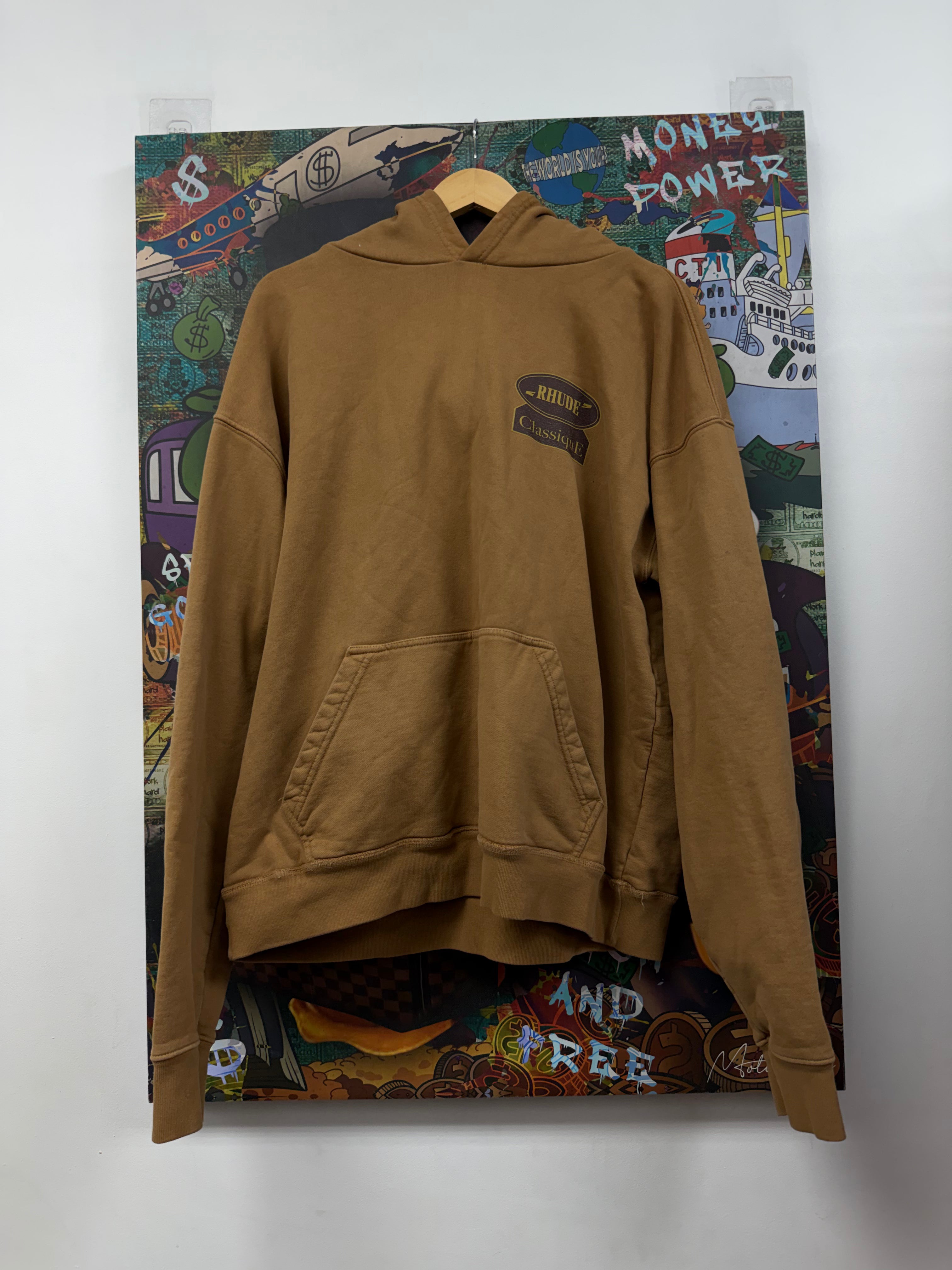 Rhude Brown Classique Hoodie