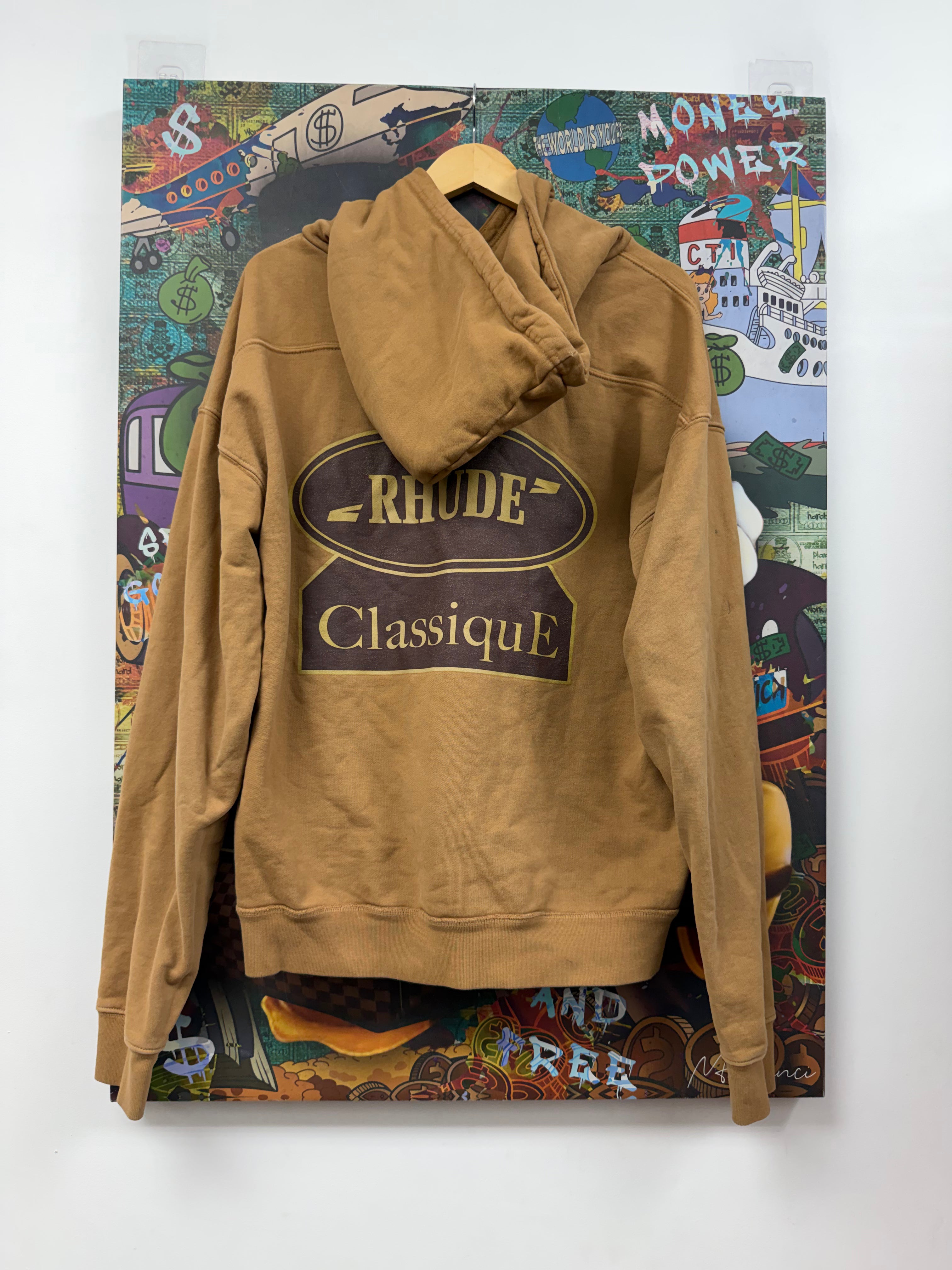 Rhude Brown Classique Hoodie