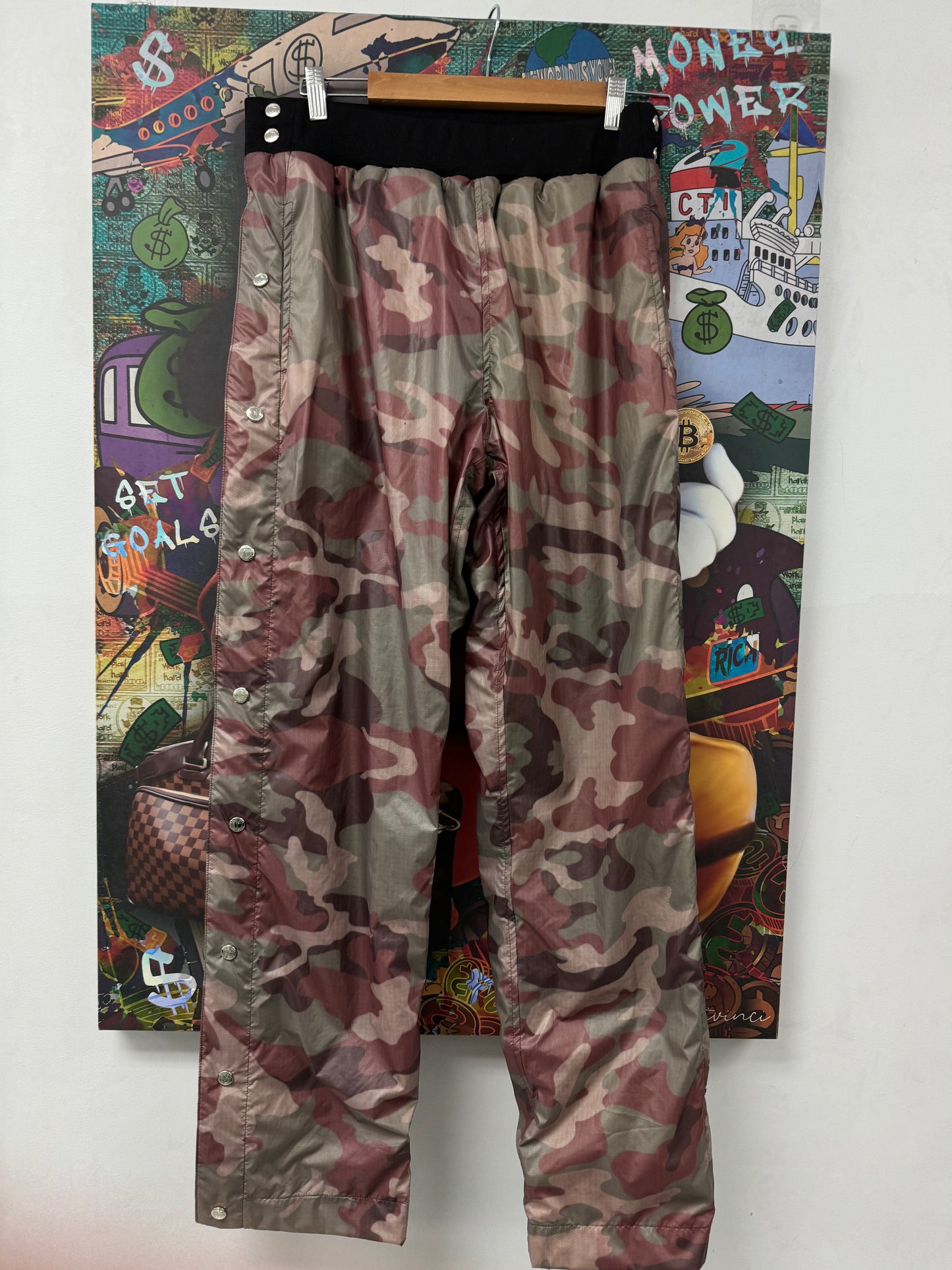 Gallery Dept Camo Track Pants  New large With Tags