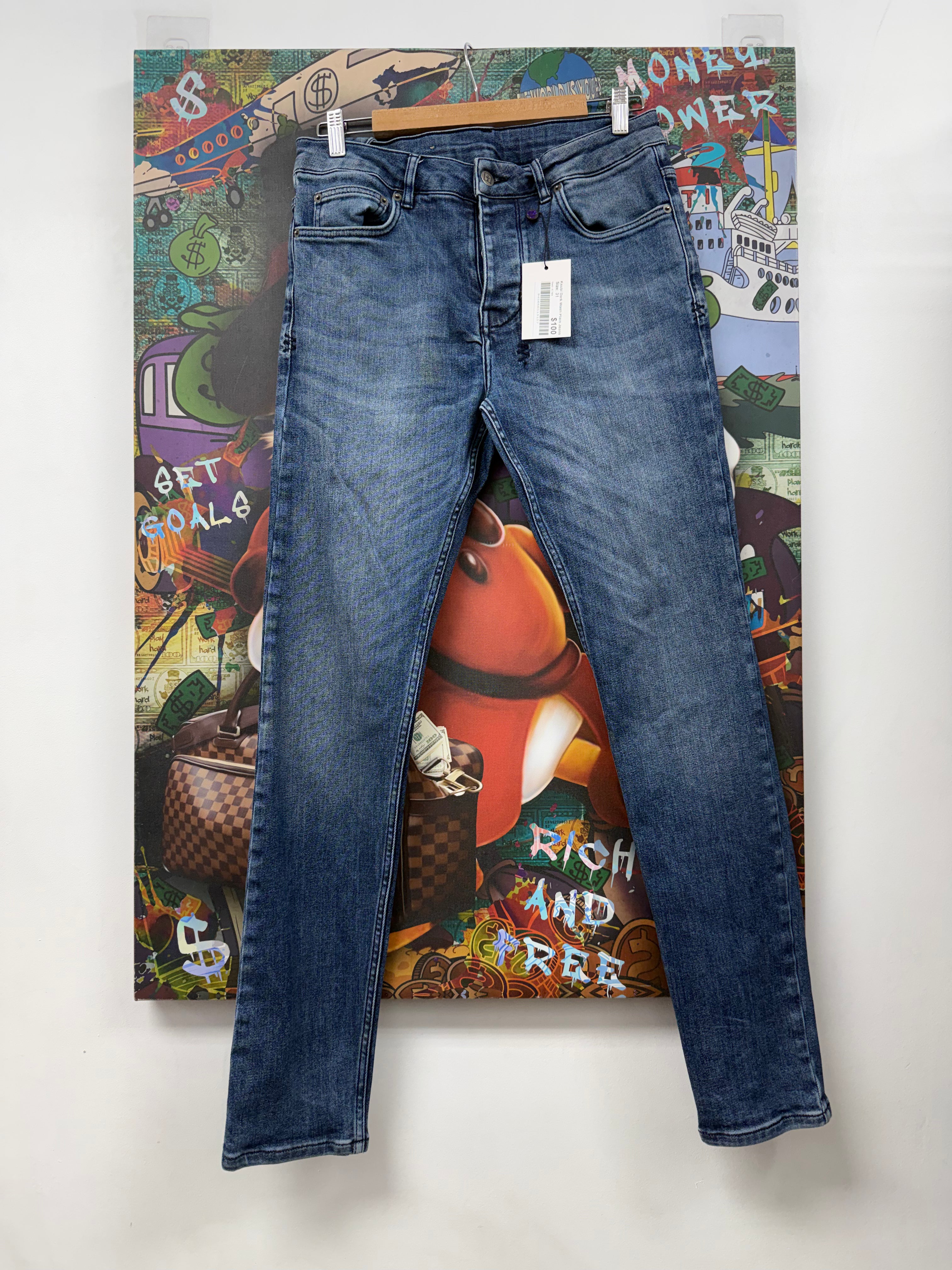 Ksubi Dark Wash Plain Jeans