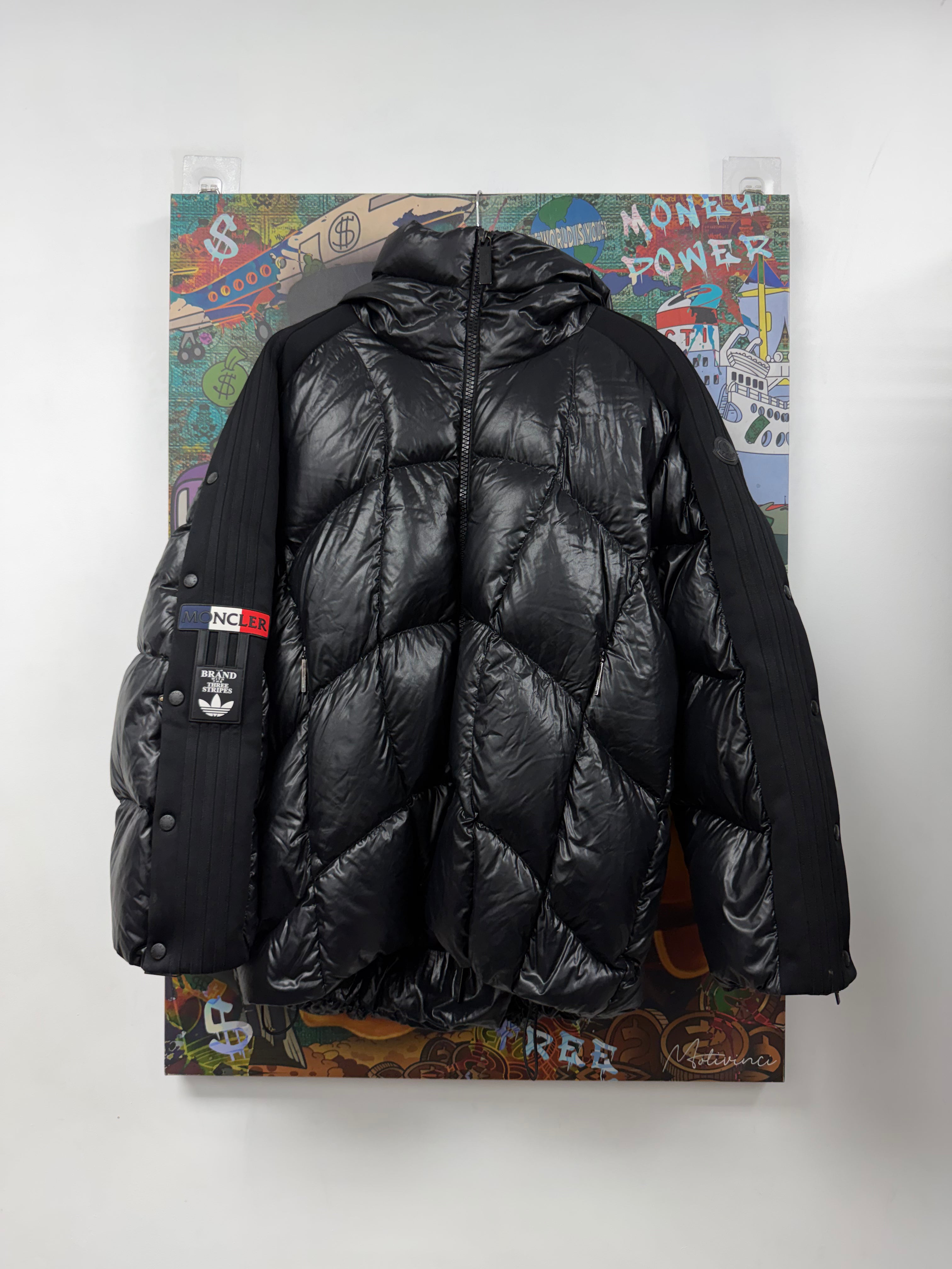 Moncler x Adidas Black Beiser (2) Jacket