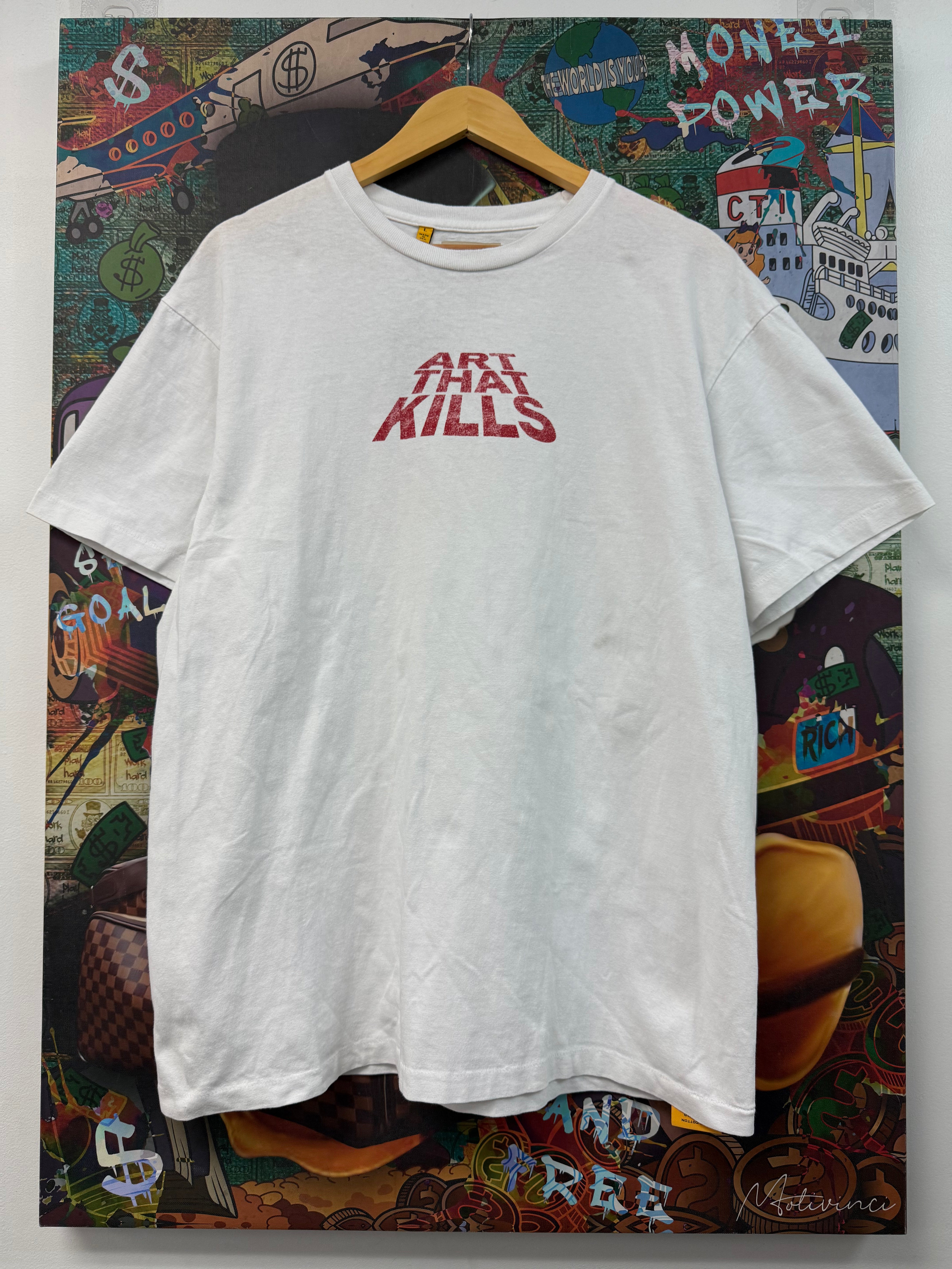 Gallery Dept White Red ATK Tee