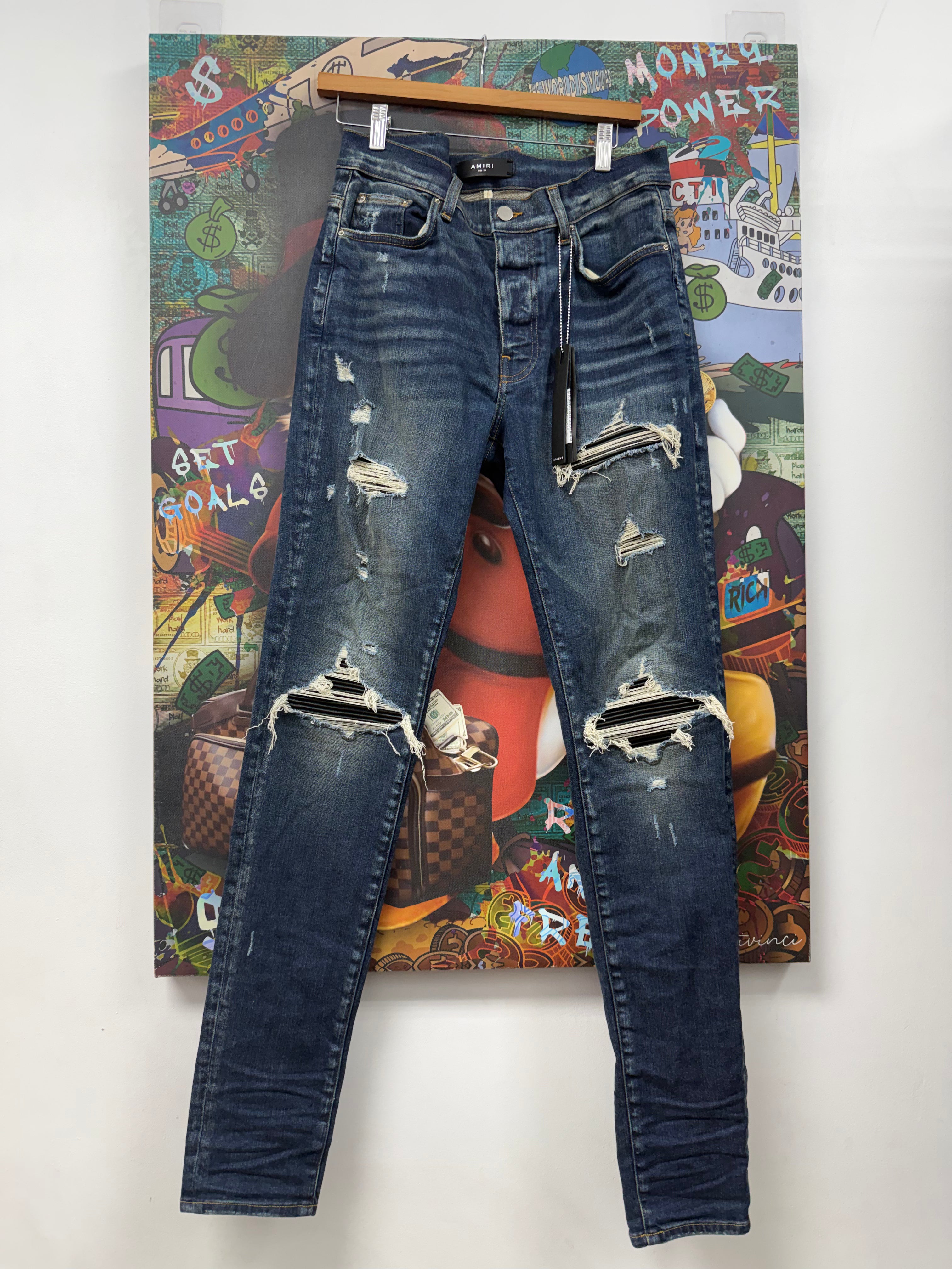 Amiri MX1 Deep Classic Patch Jeans