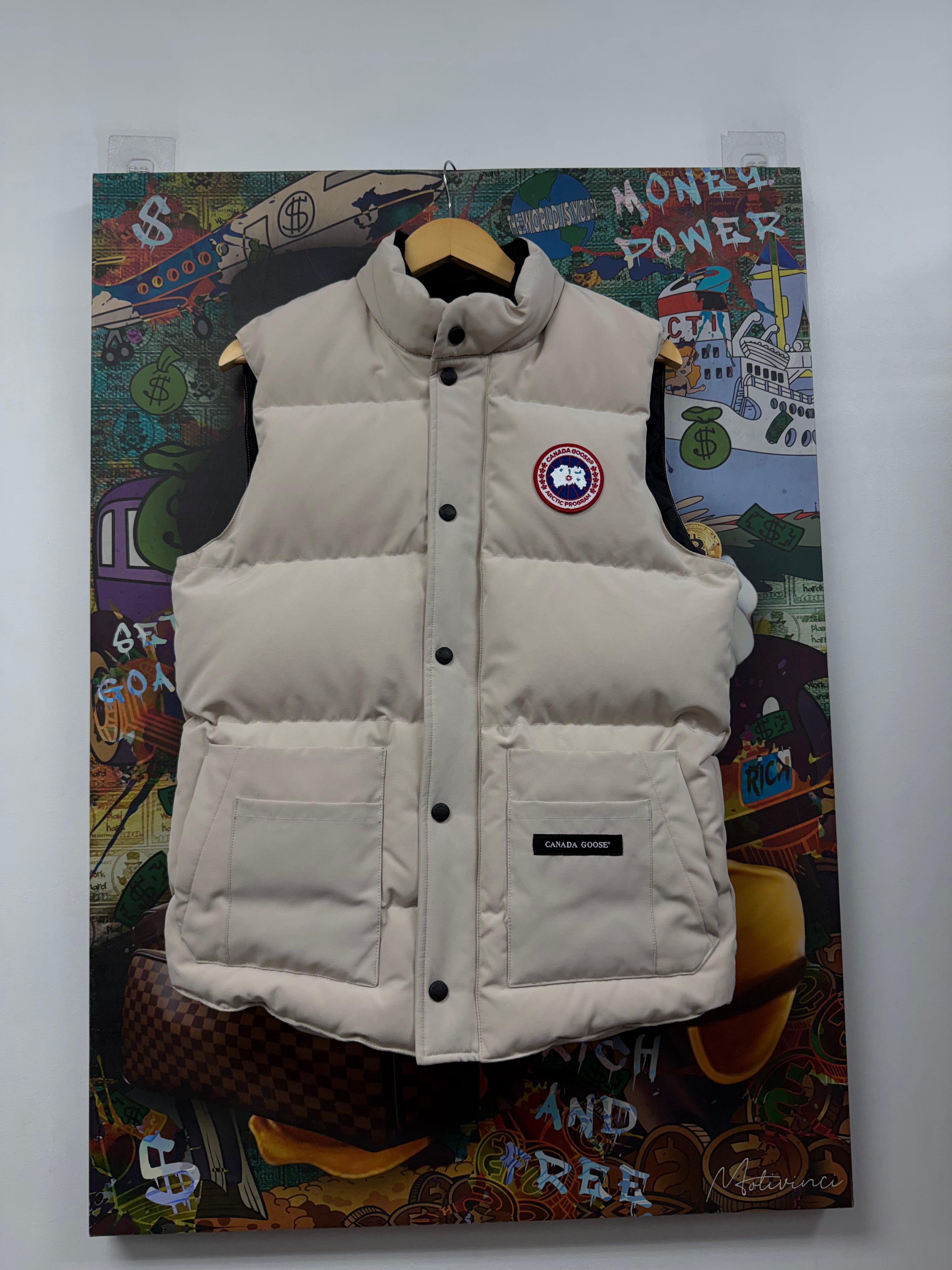Canada Goose Cream Puffer Vest