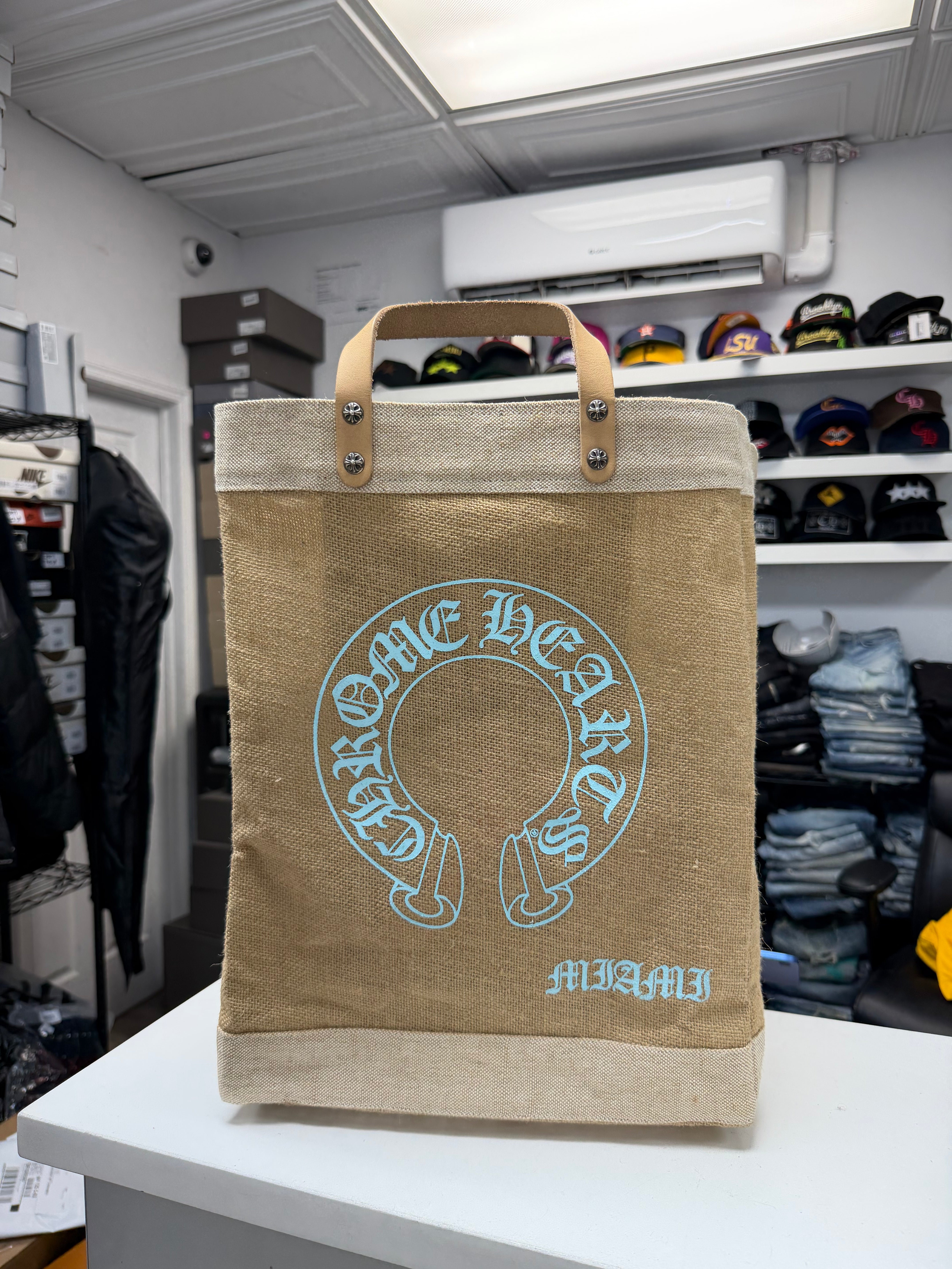 Chrome Hearts Baby Blue Miami Horseshoe Beach Bag