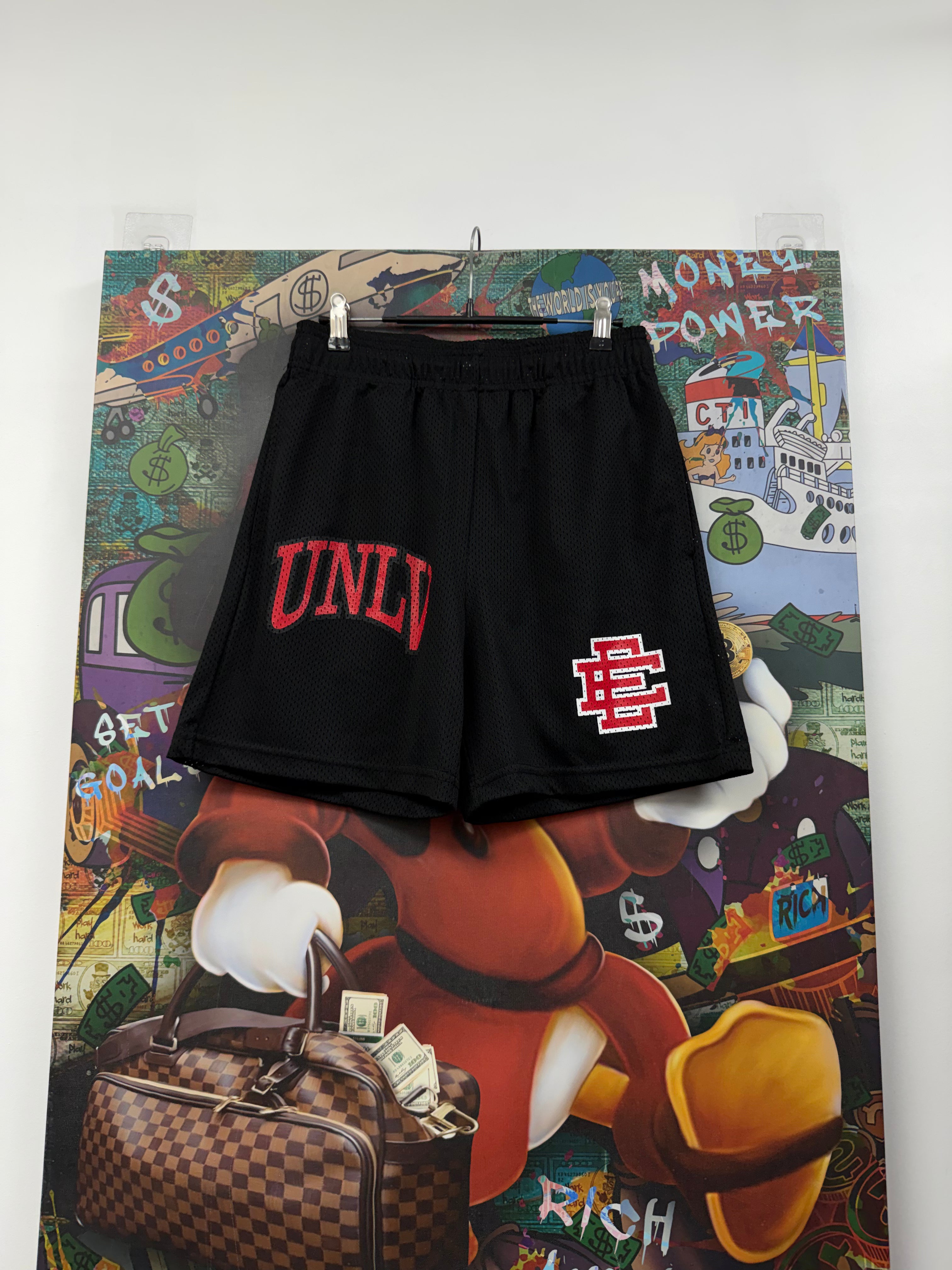 Eric Emanuel Black Red UNLV Shorts