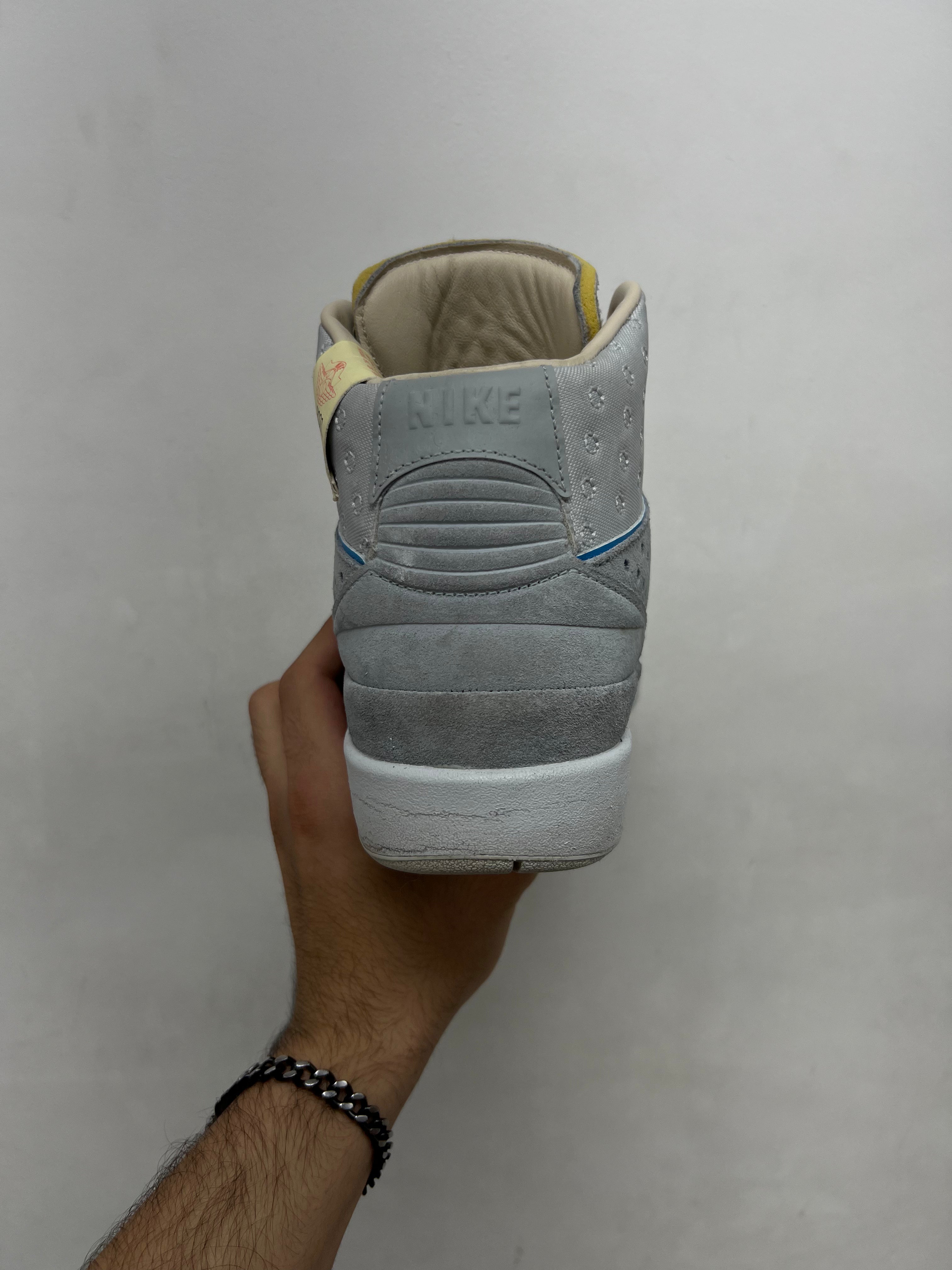 Jordan 2 Union Grey Fog Sneakers