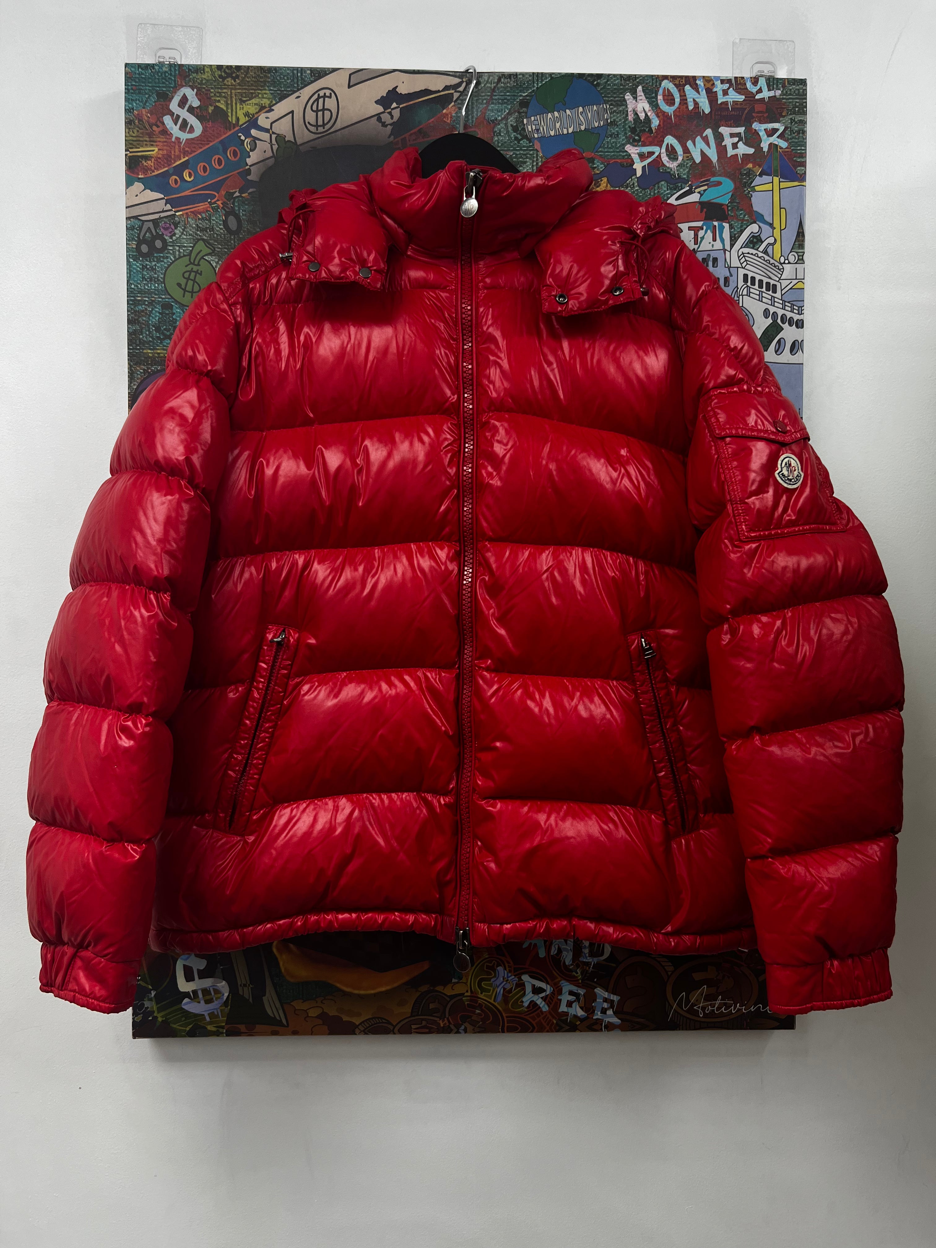 Moncler Red Maya (7) Puffer Jacket