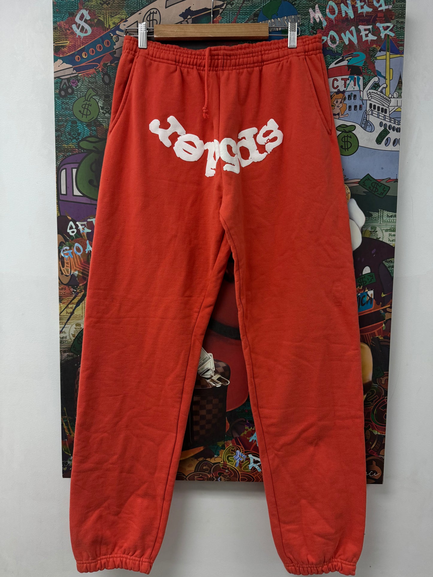 Sp5der Sweats Orange Used Xlarge N/A