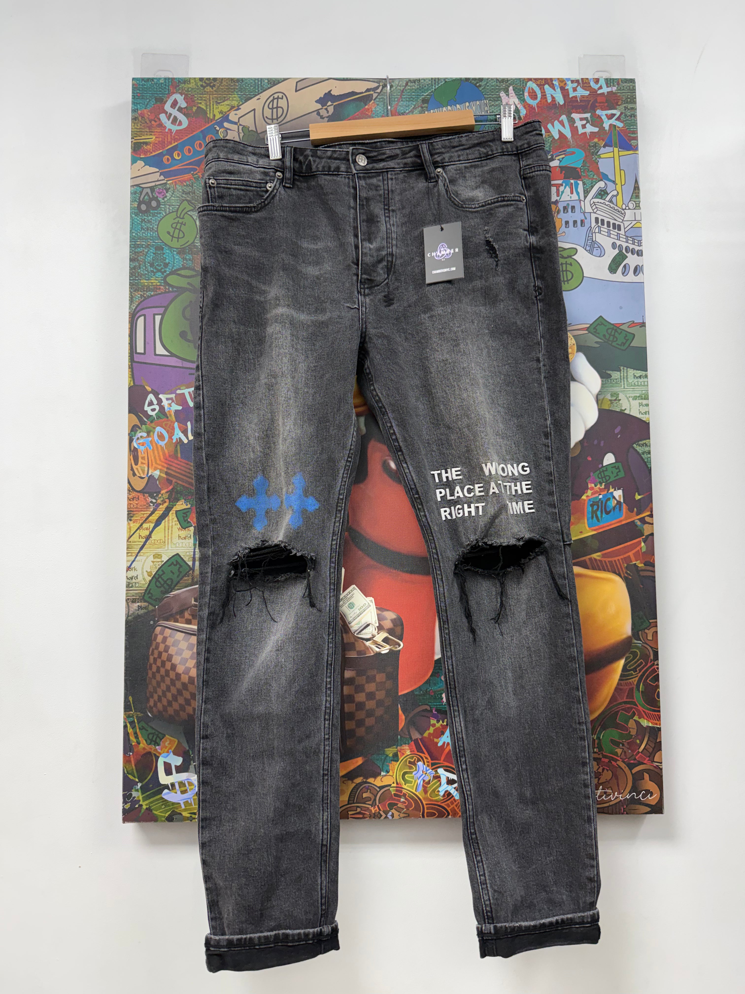 Ksubi Grey Blue Jeans