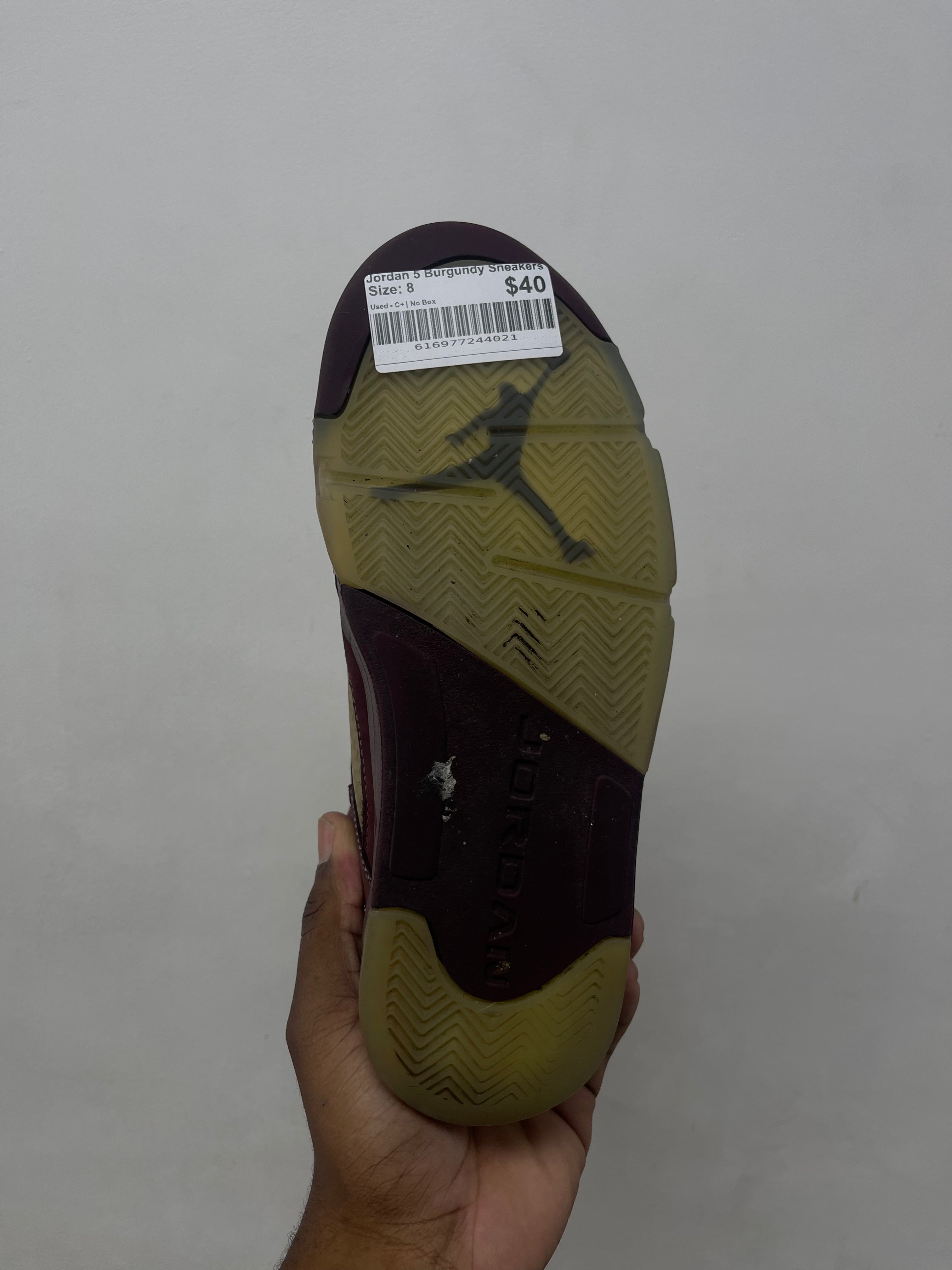 Jordan 5 Burgundy Sneakers