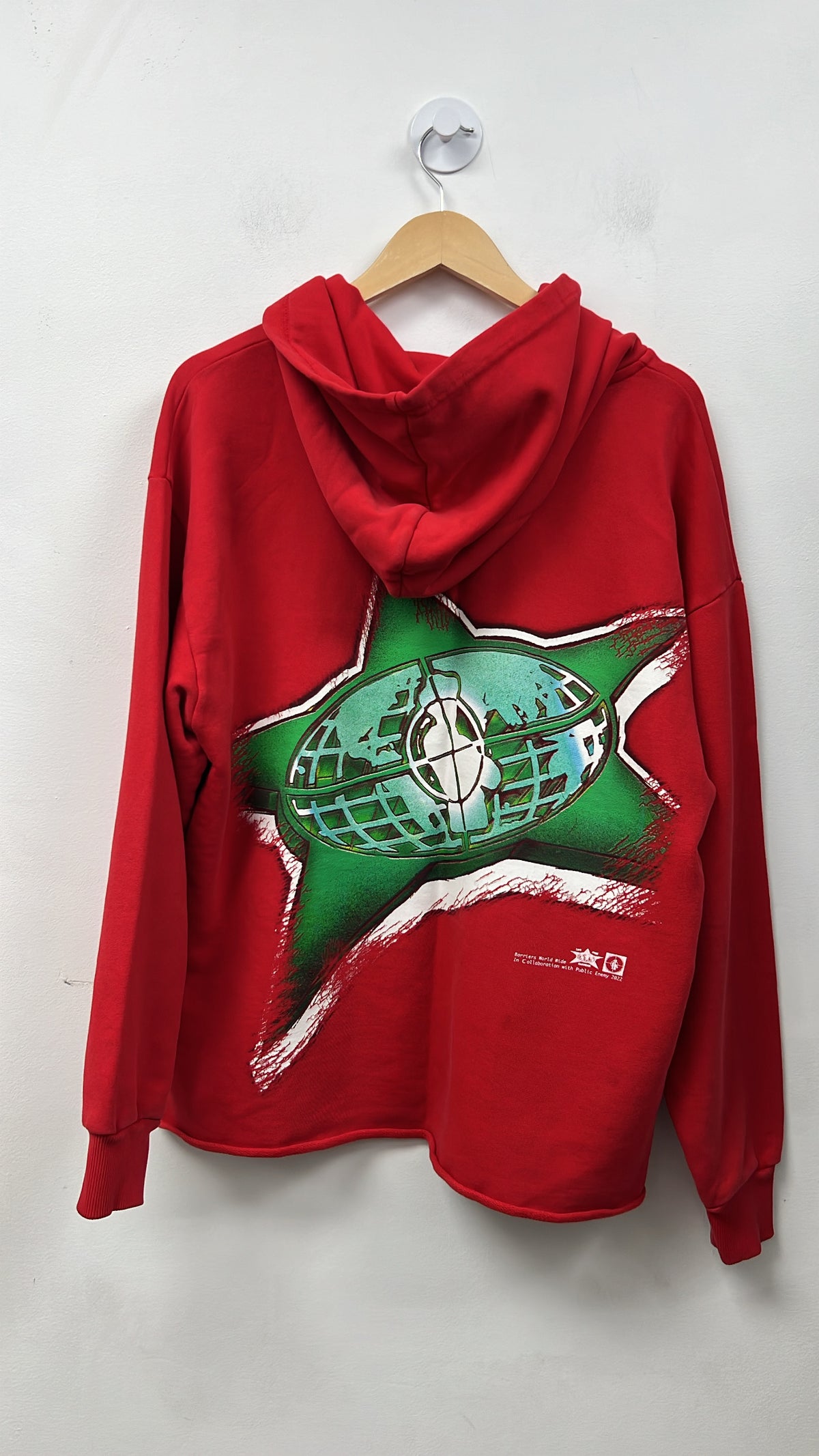 Barriers Red Public Enemy Hoodie