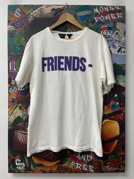 Vlone White Purple Tee Used