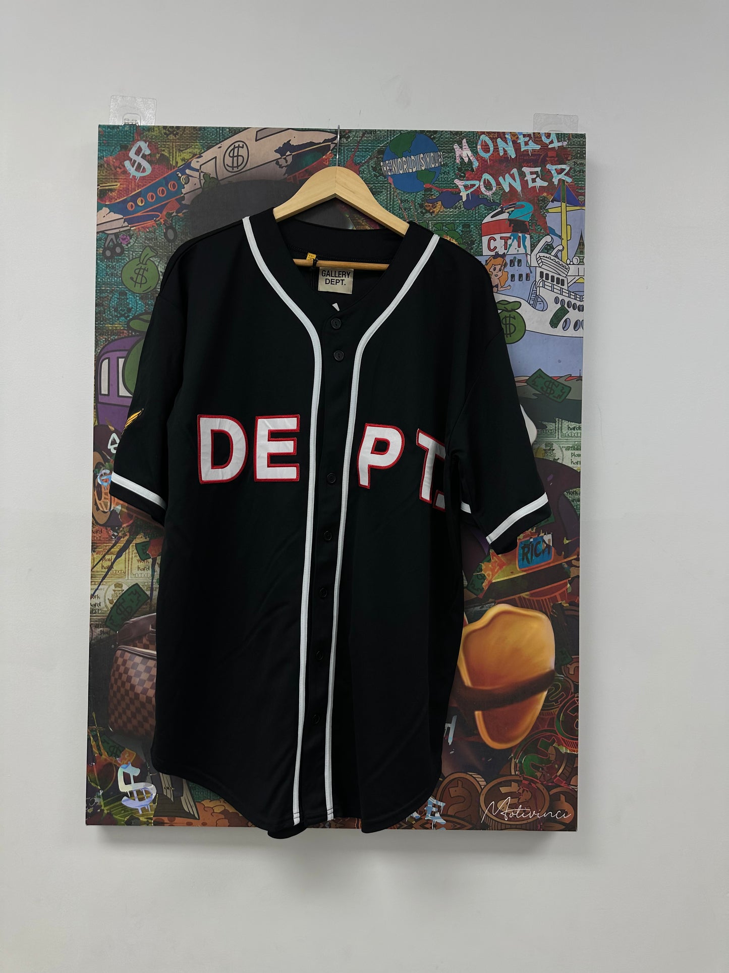 Gallery Dept Jersey Baseball Black Red New XXL N/A