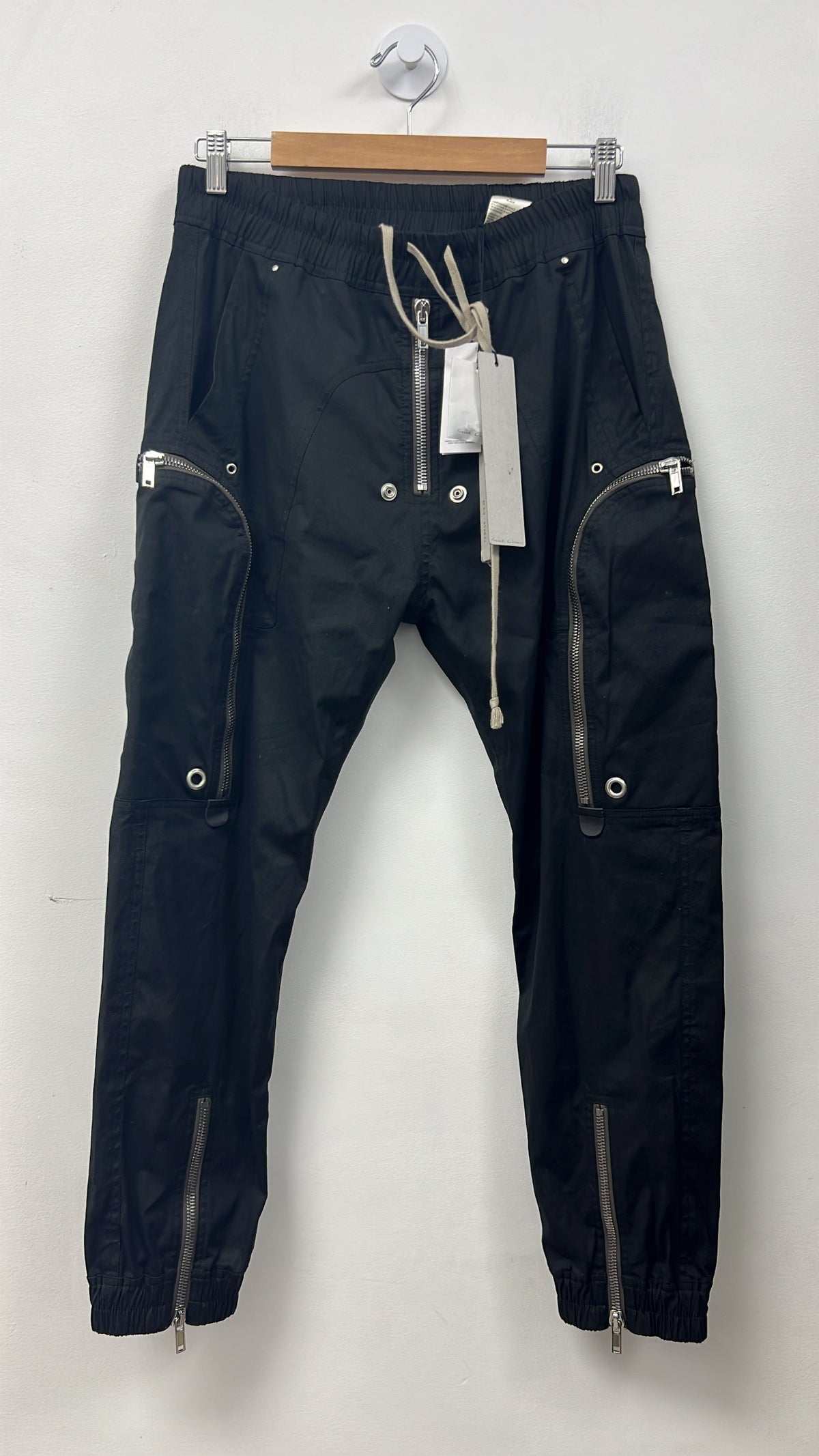 Rick Owens Black Bauhaus Cargo Pants
