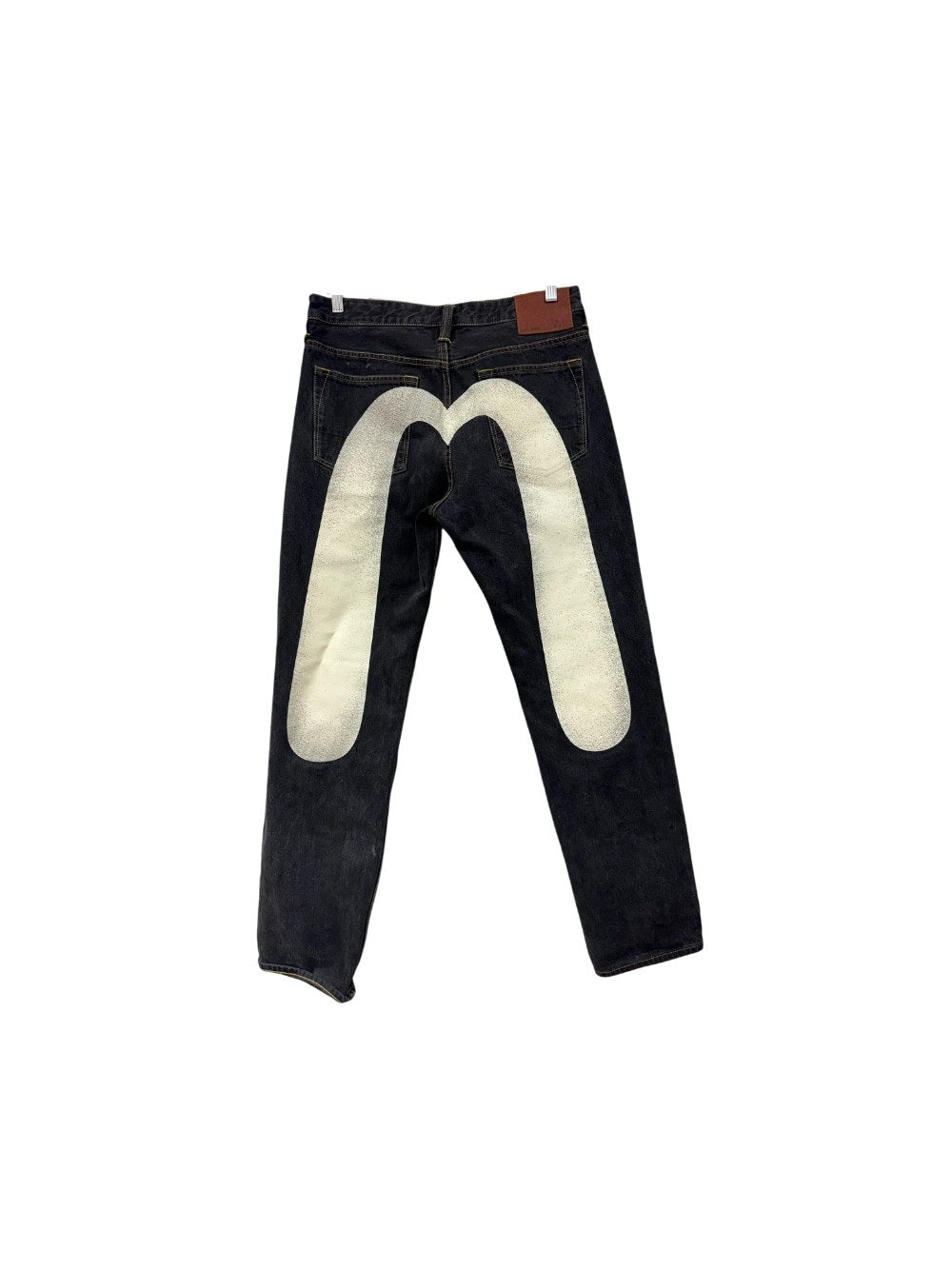 Evisu Black Wash & Cream Jeans