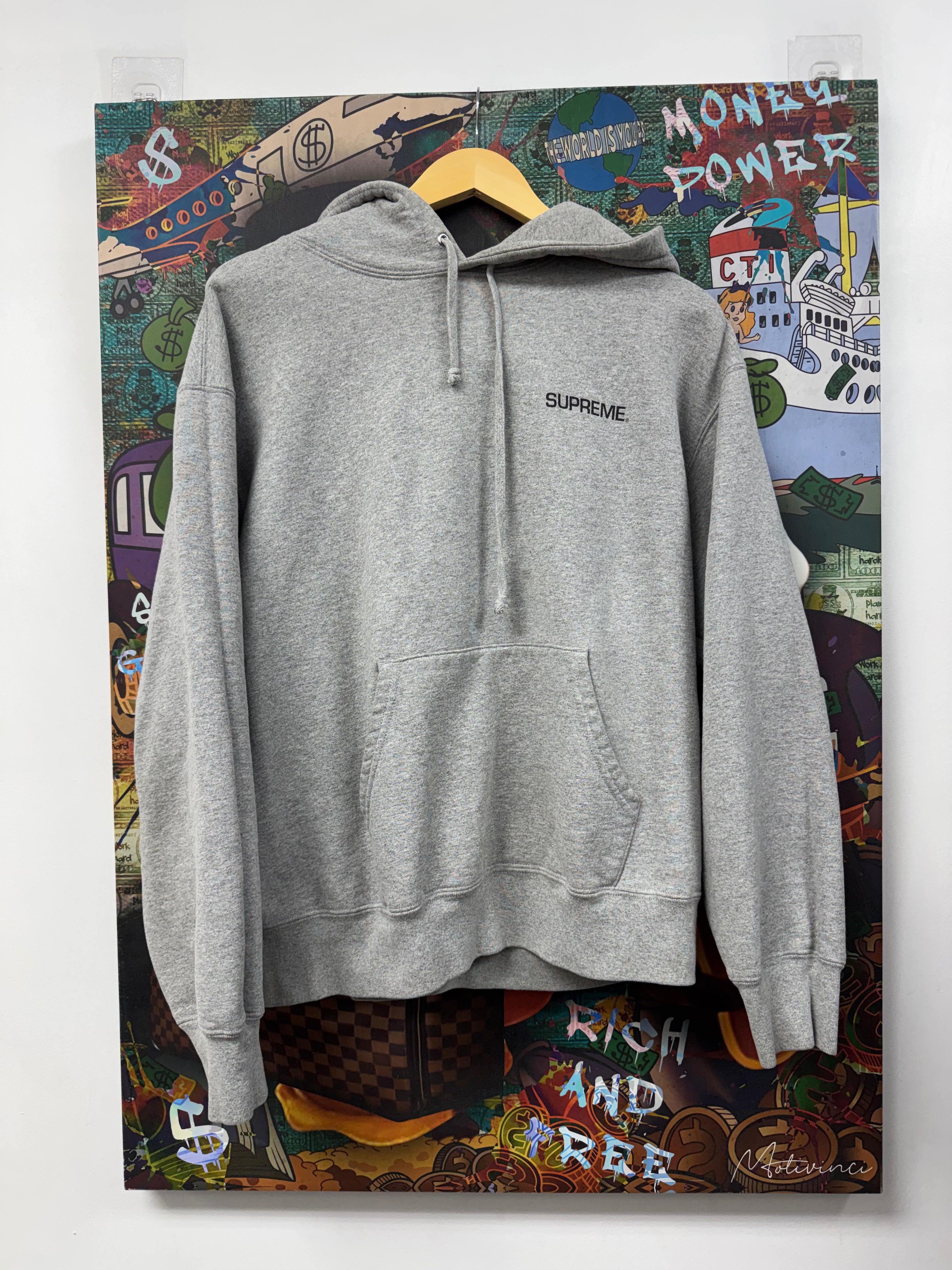 Supreme Grey Immortal Beloved Hoodie
