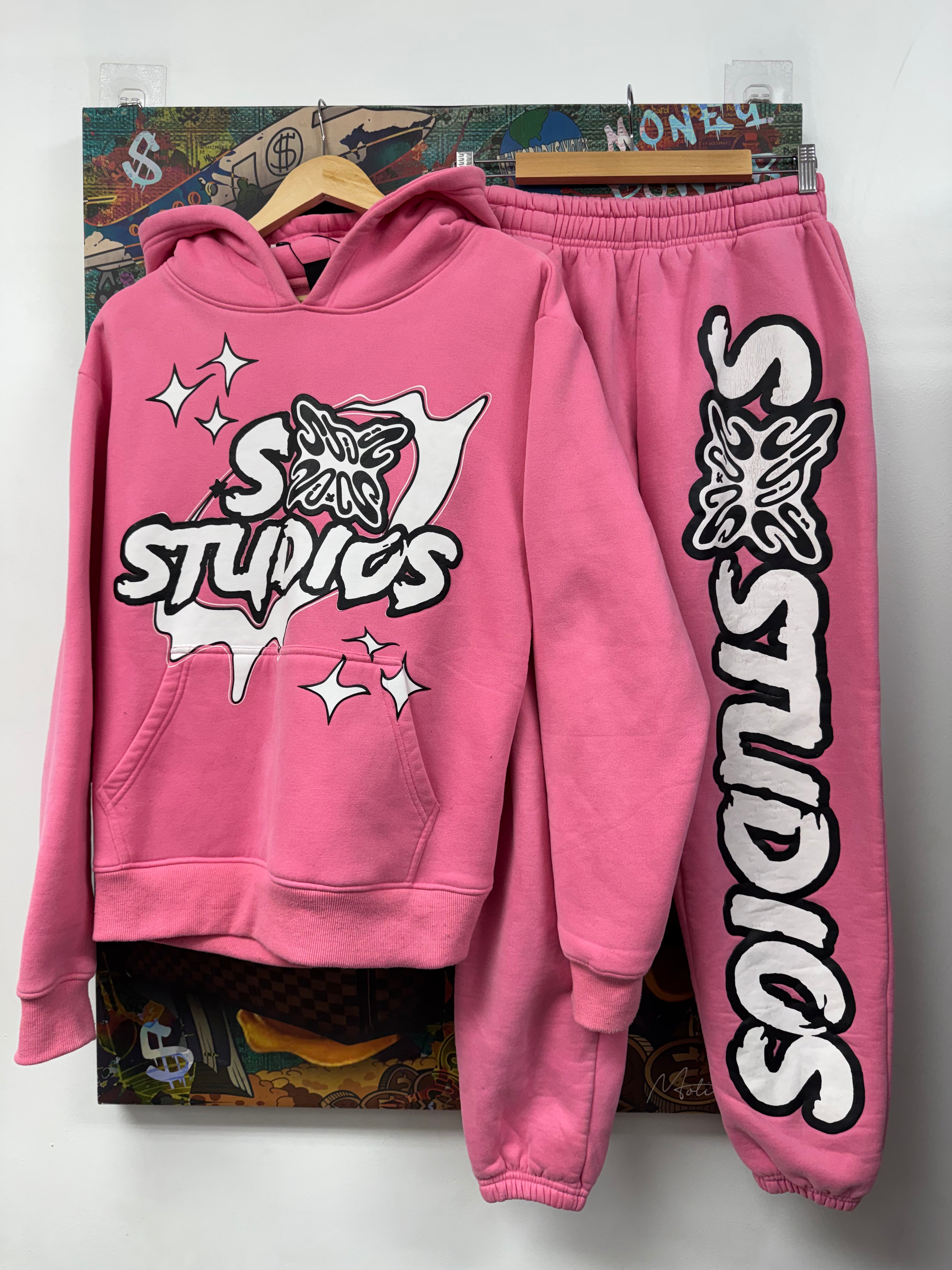 SB Studios Pink Sweatsuit