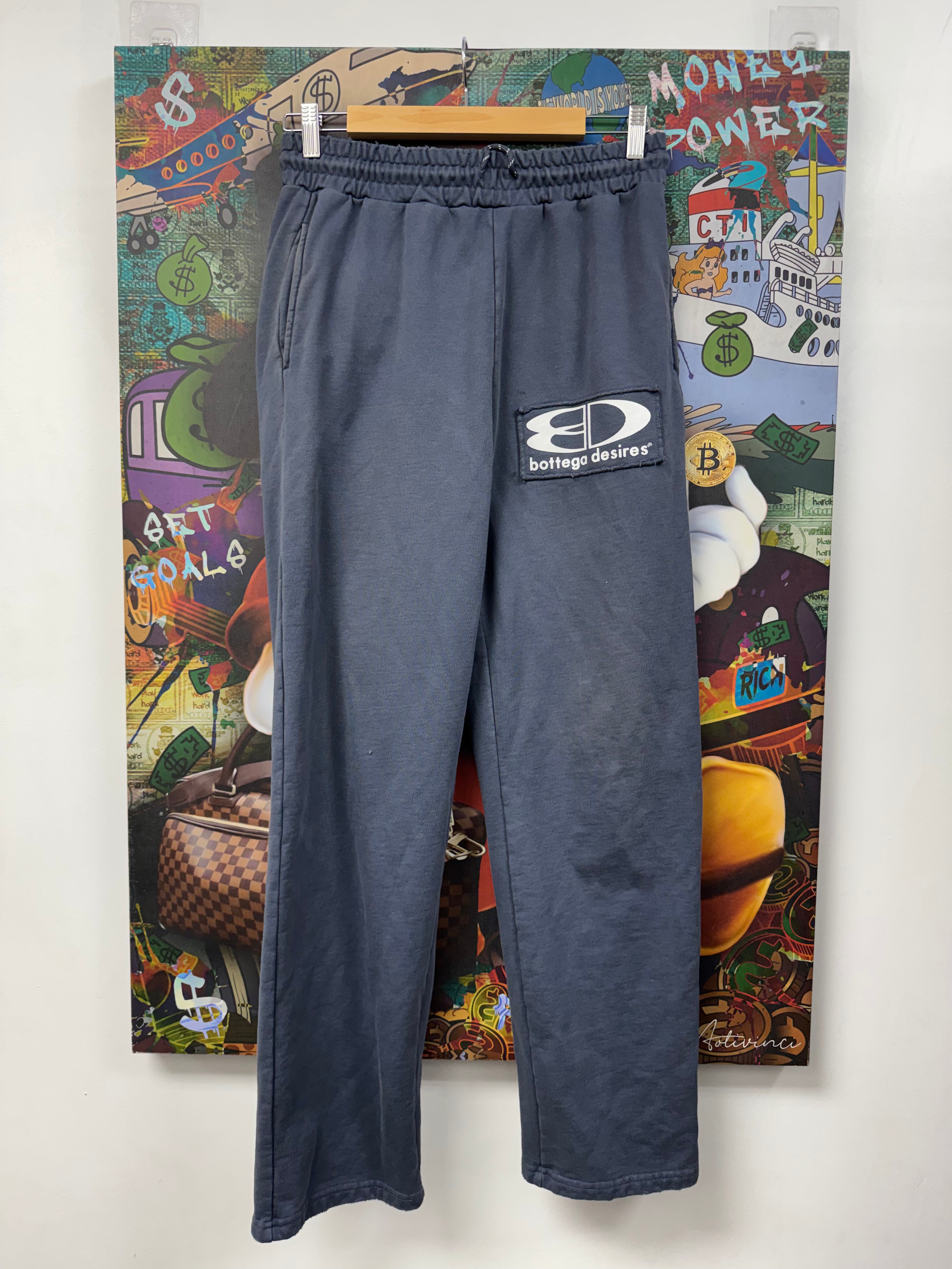 Bottega Desires Navy Blue Tech Sweats