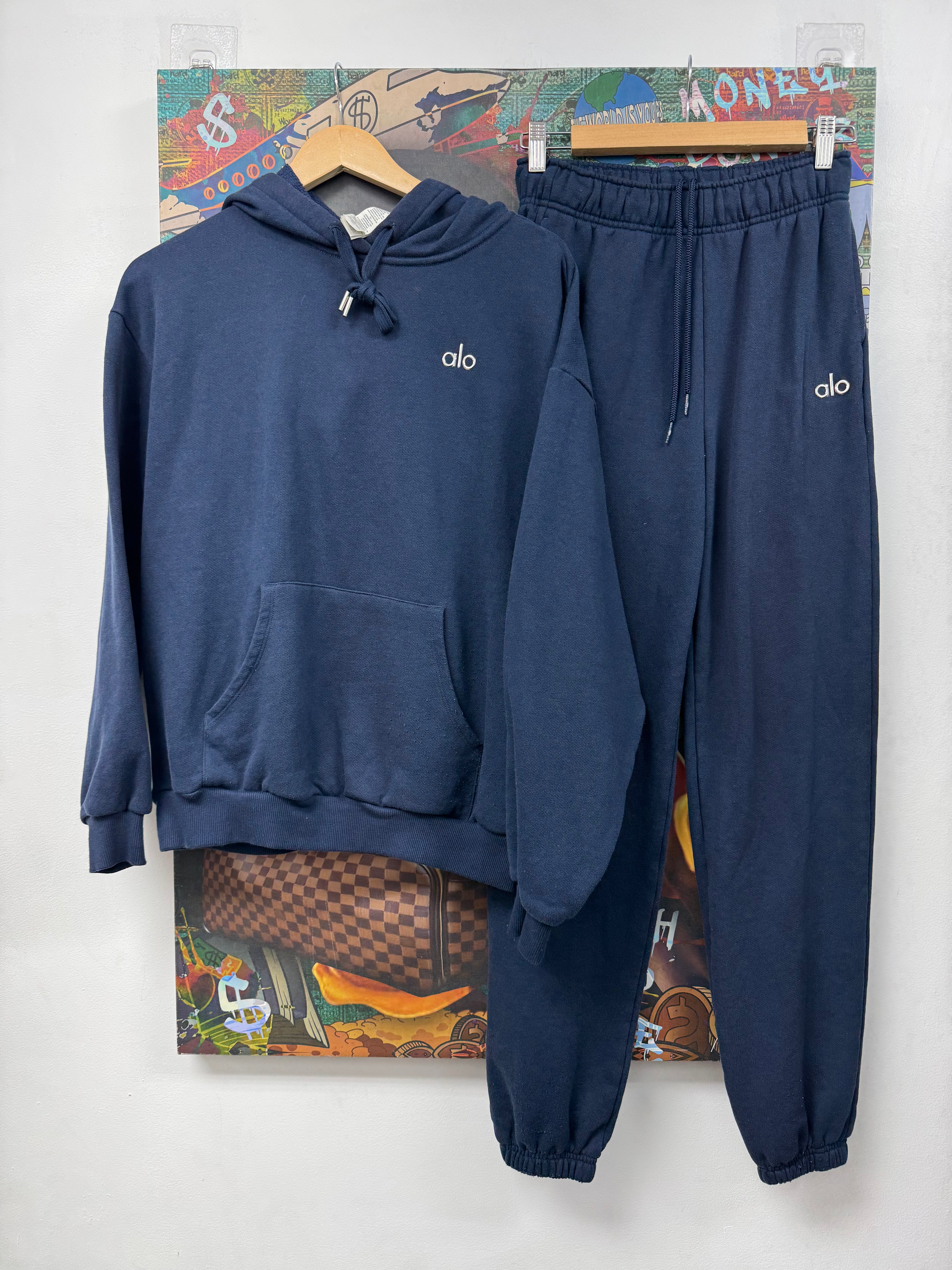 ALO Navy Accolade Sweatsuit