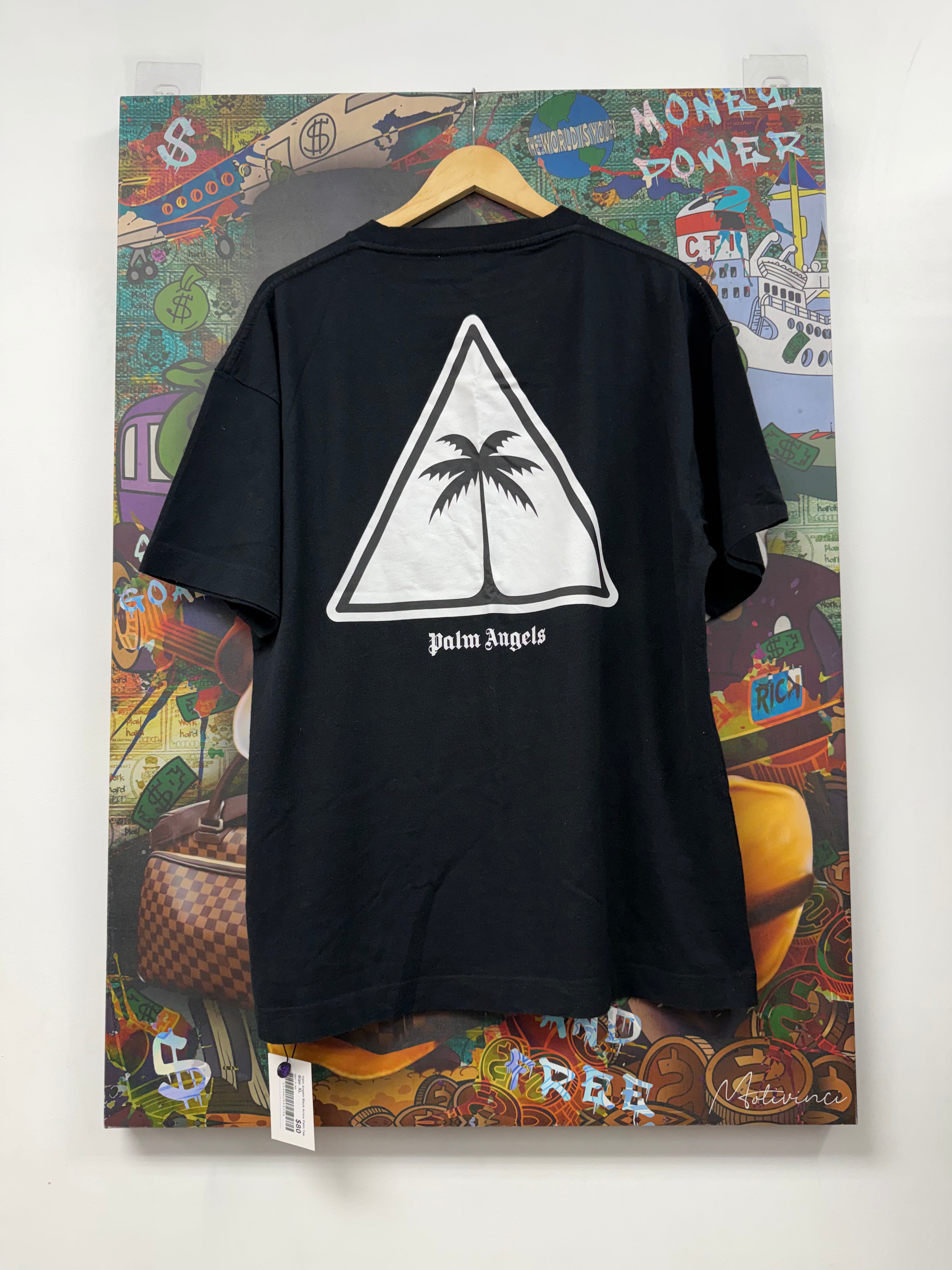 Palm Angels Black Arrow Palm Tee