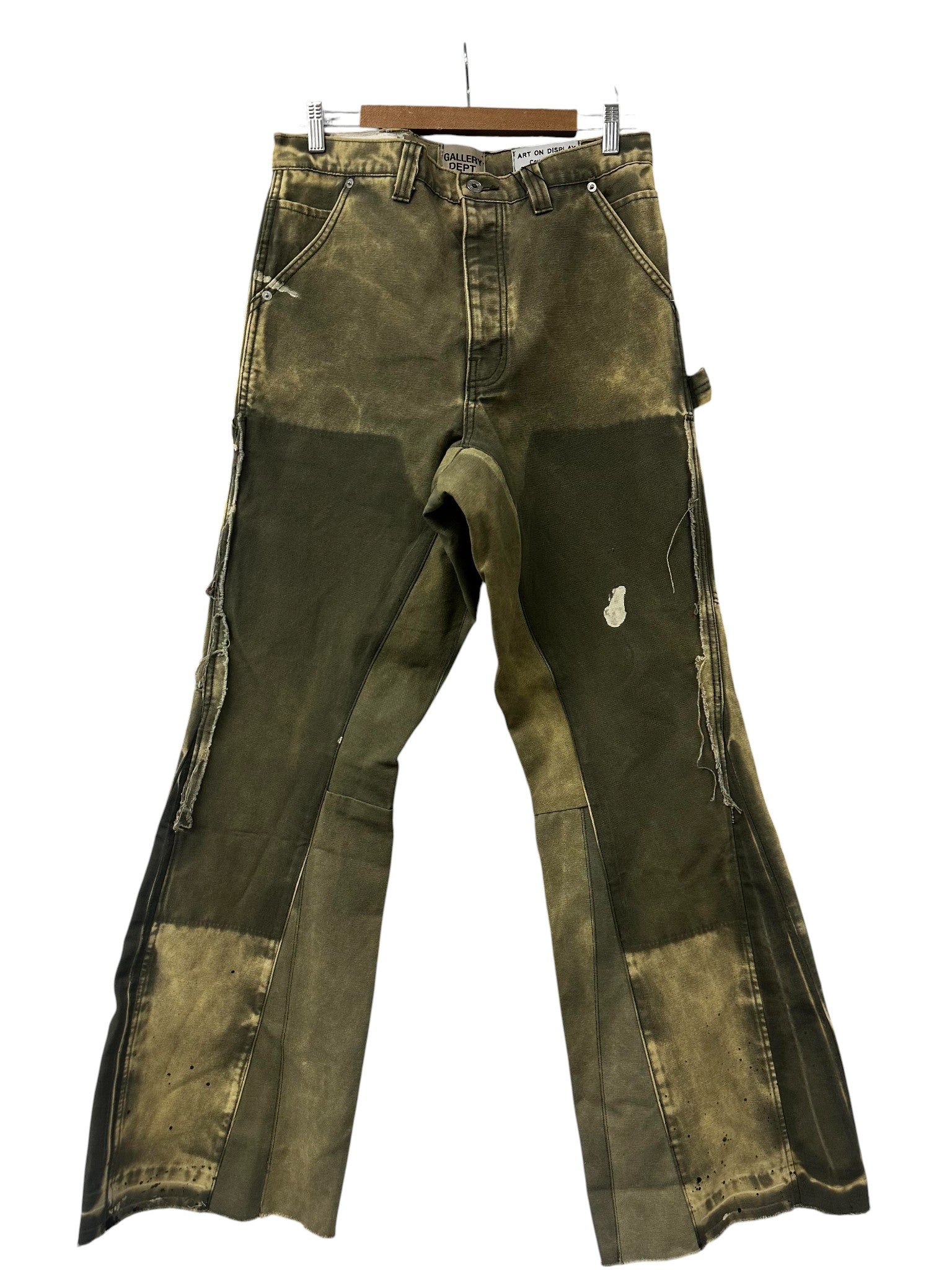 Gallery Dept Flare Carpenter Olive Jeans