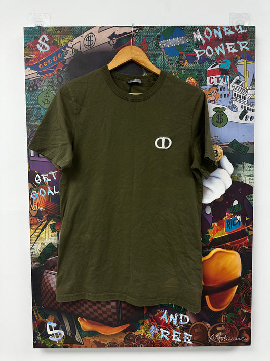 Dior CD Tee Olive Used Medium N/A