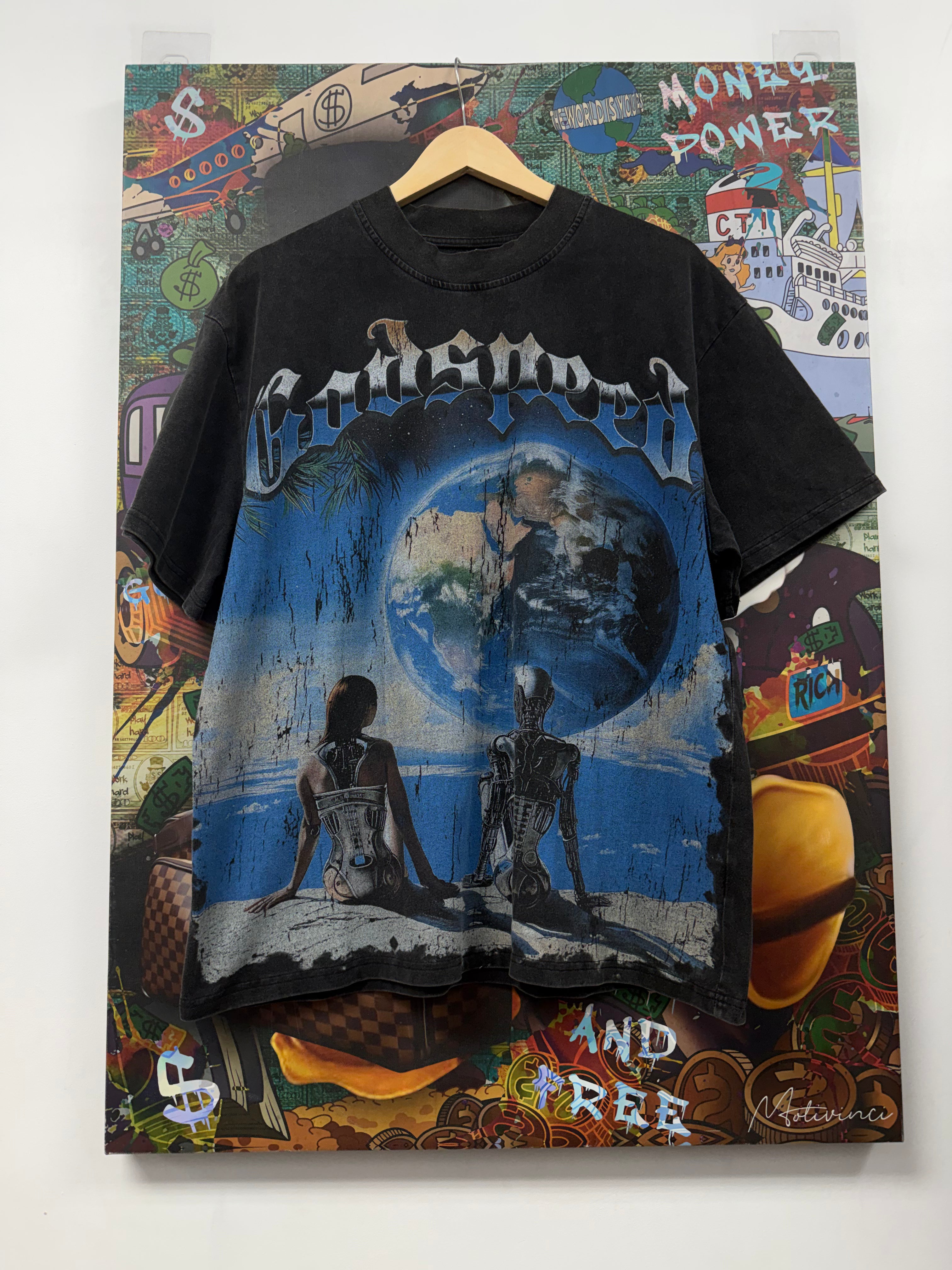 Godspeed Black Man VS AI Tee