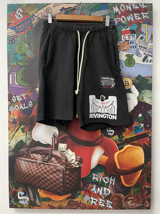 Rivington Eagle Shorts Black Used