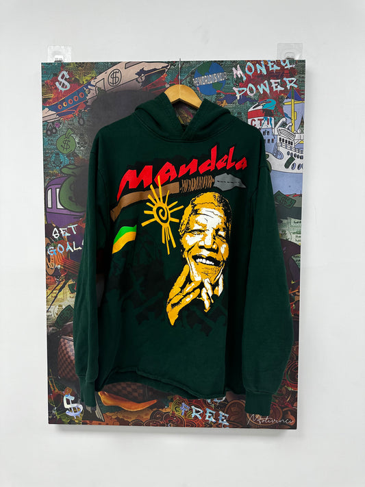 Barriers Hoodie Green Mandela Medium Used