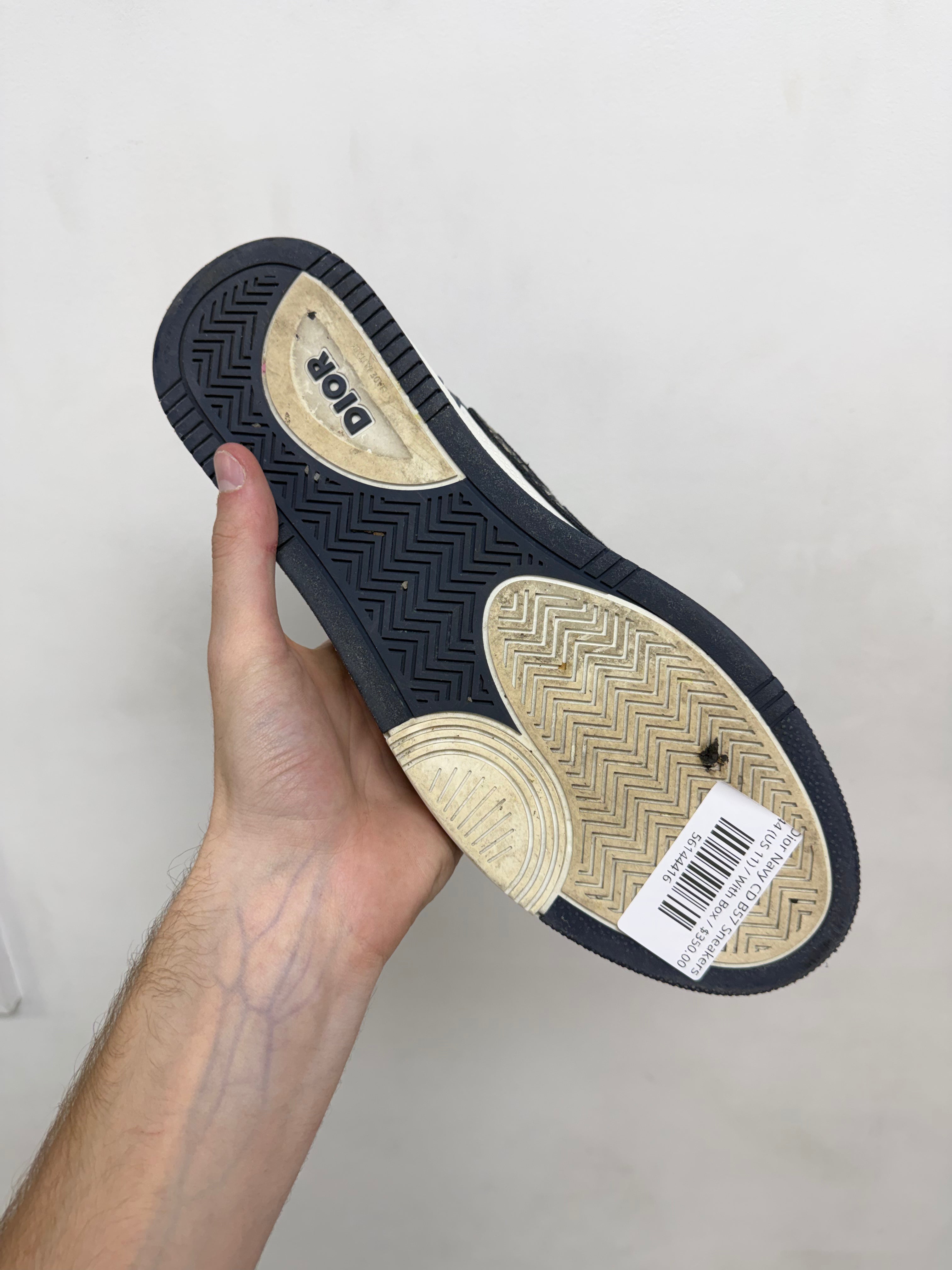 Dior Navy CD B57 Sneakers