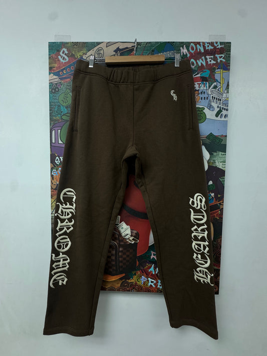 Chrome Hearts Brown Embroidered Sweats New Large N/A