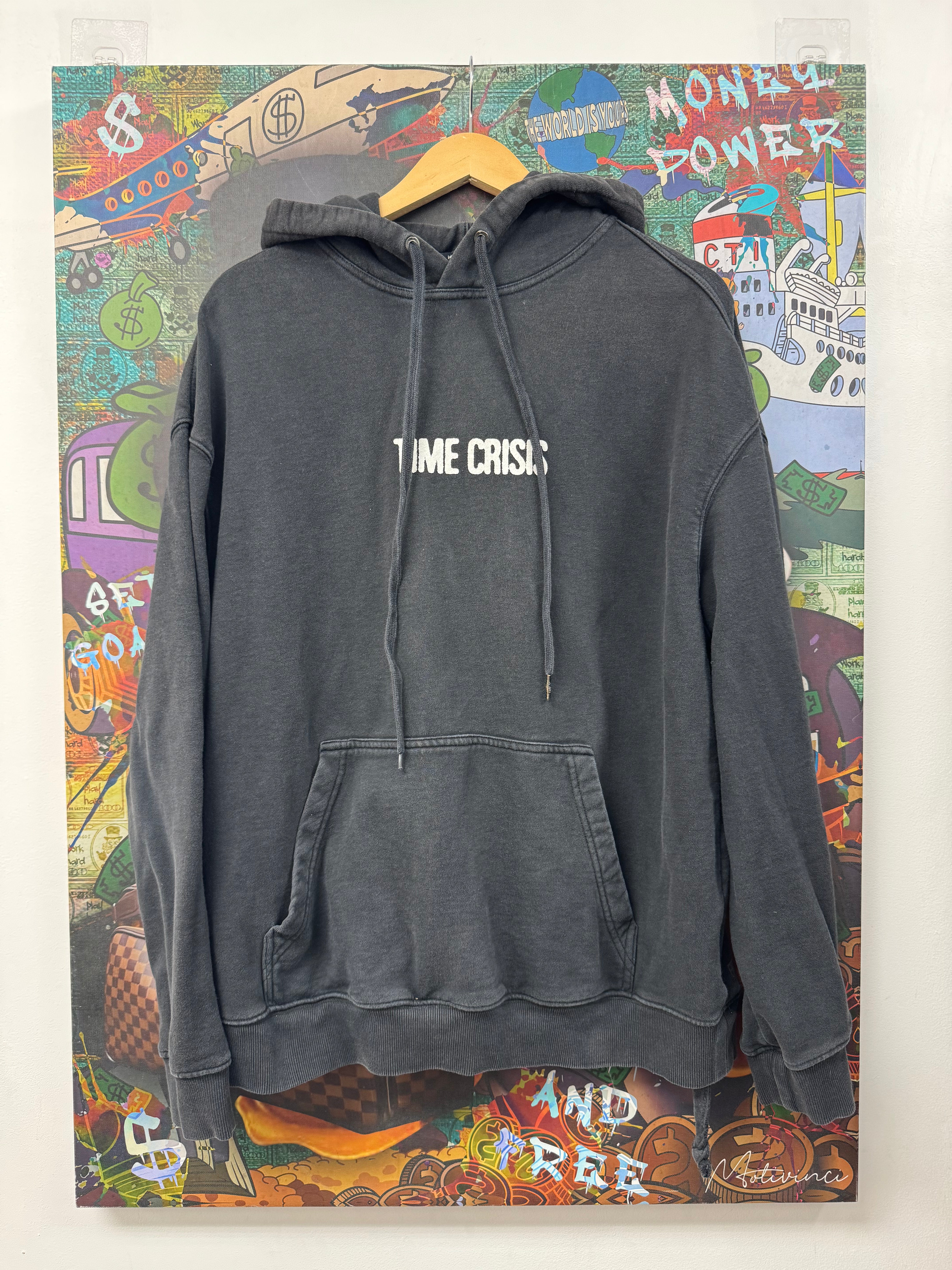 Ksubi Black Blue Time Crisis Hoodie