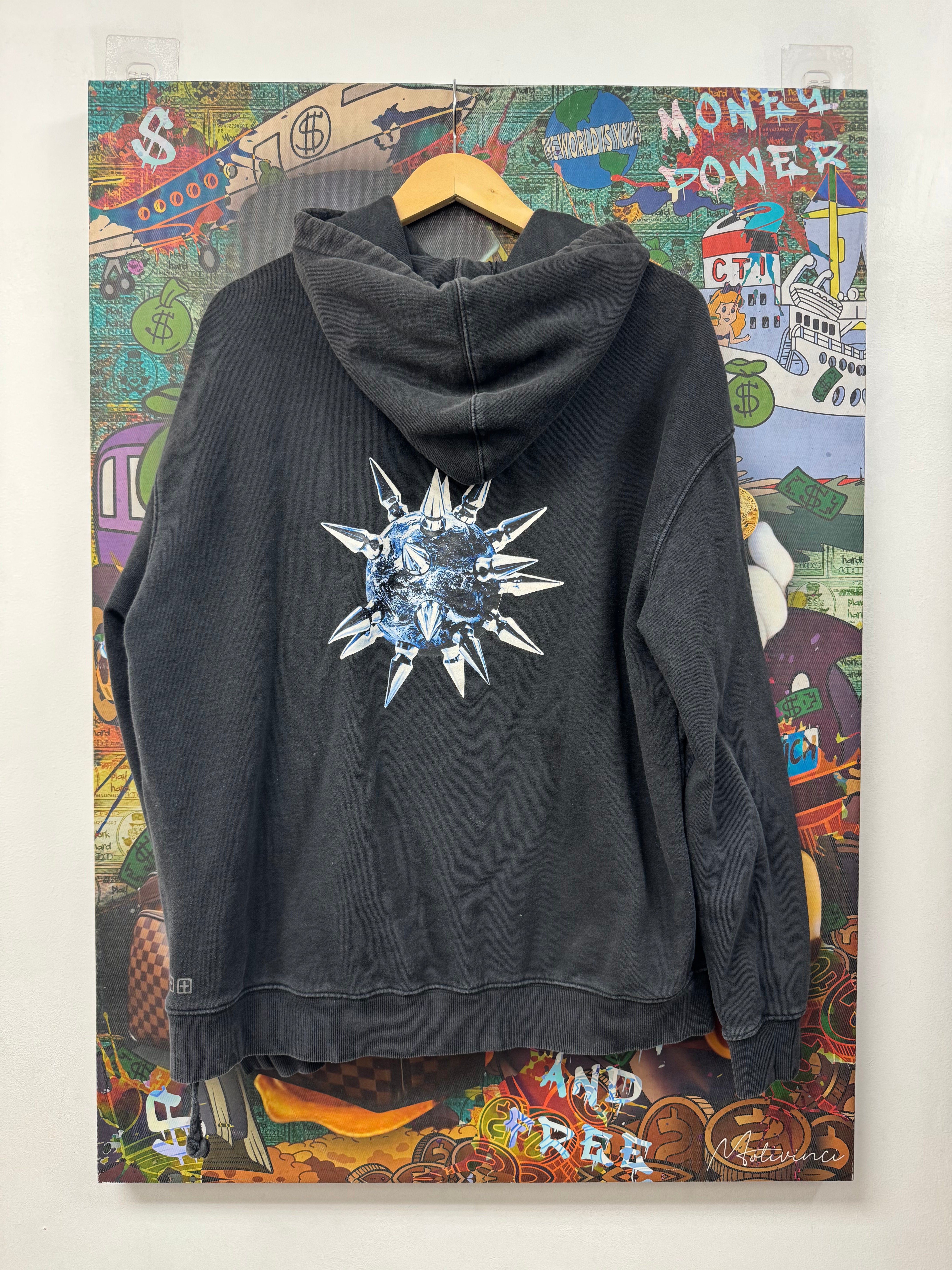 Ksubi Black Blue Time Crisis Hoodie