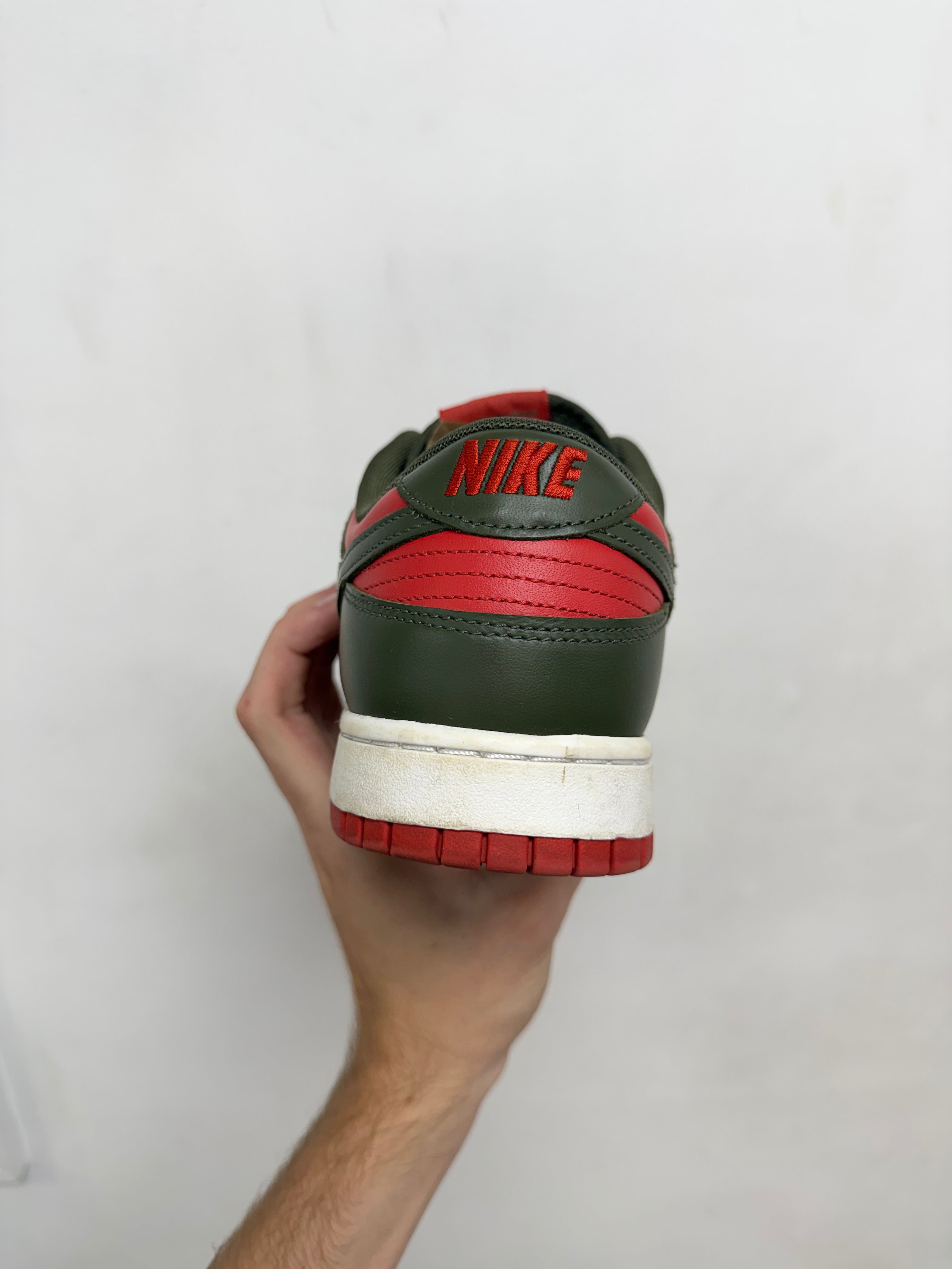 Nike Dunk Low Olive Red Sneakers