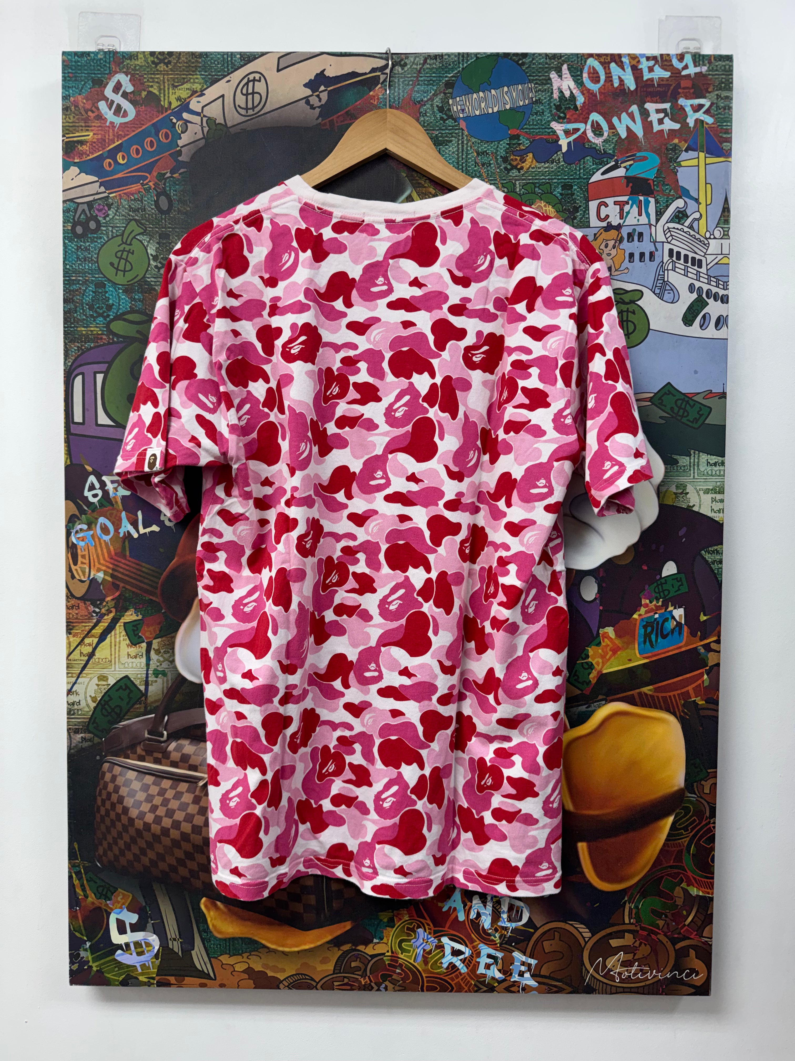 BAPE Pink Camo Tee